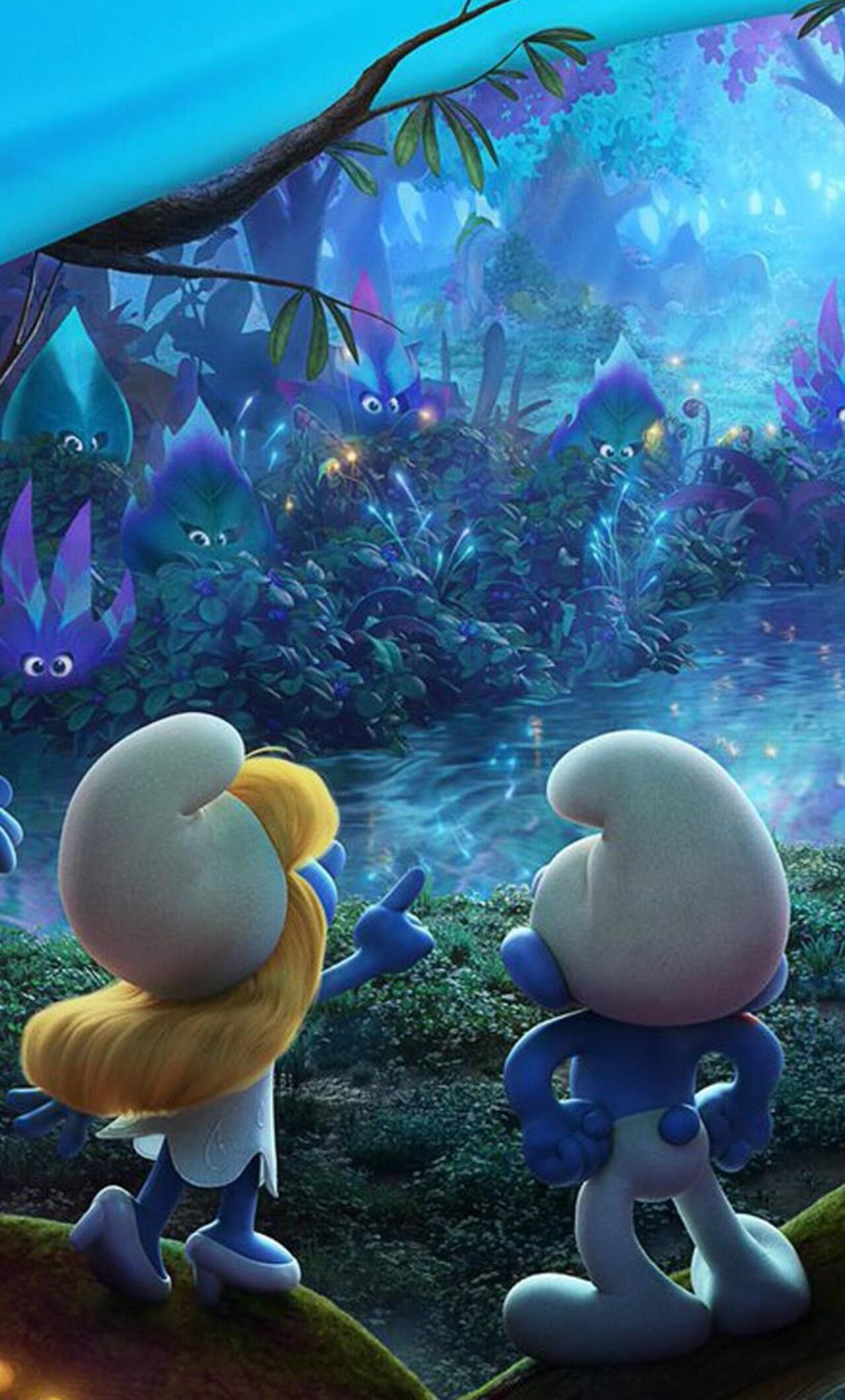 1280x2120 Smurfs The Lost village 2017 iPhone HD 4k Wallpaper, Image, Background, Photo and Picture