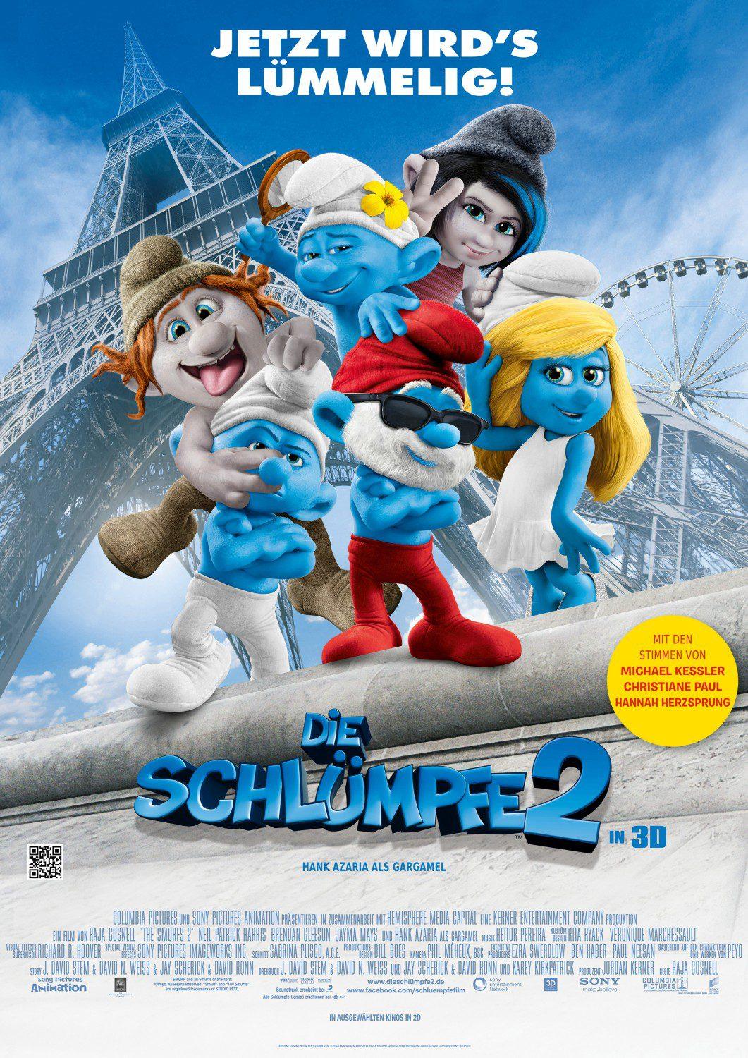 1061x1500 Movie Poster Inspiration The Smurfs 2