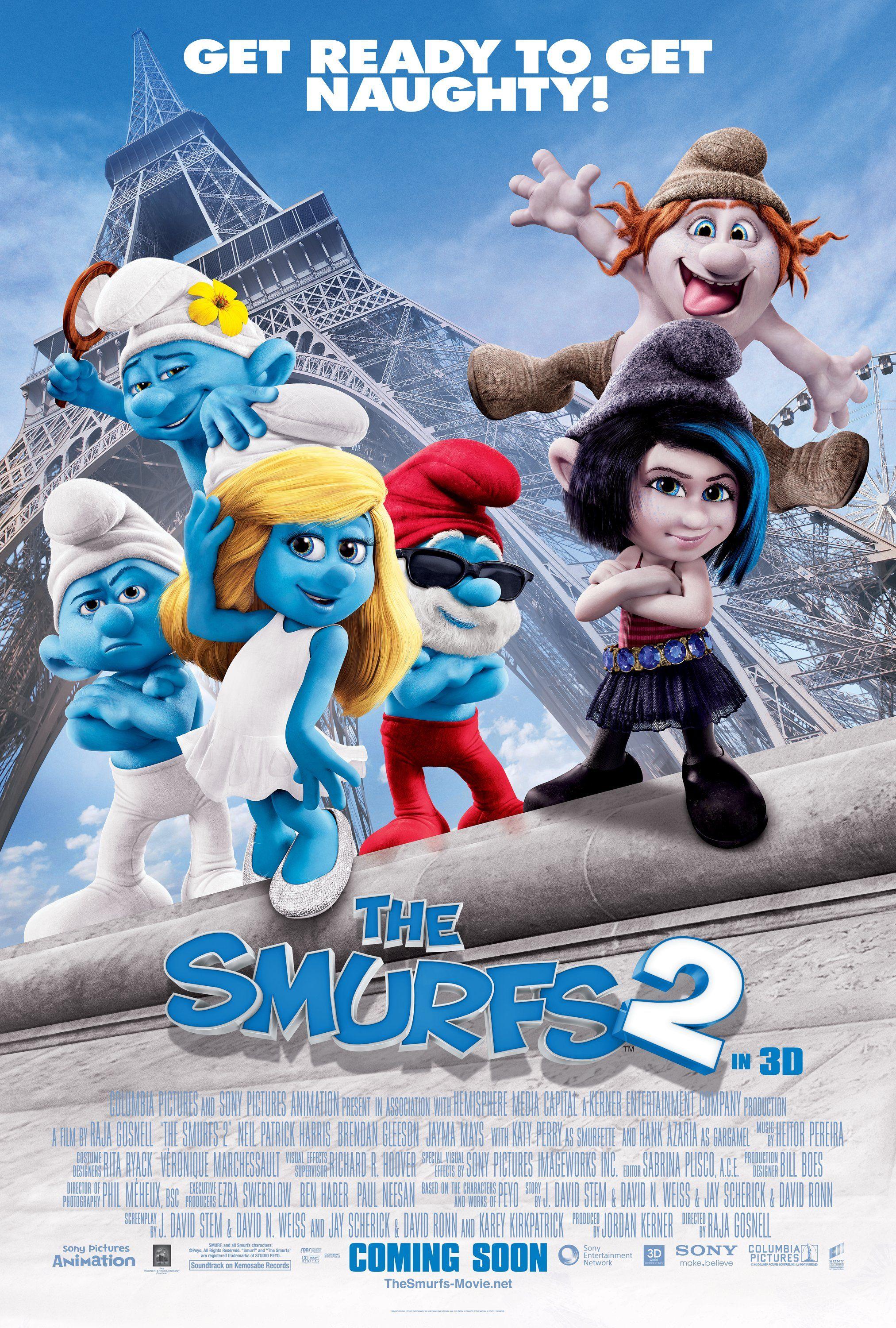 2025x3000 The Smurfs 2 in 3D movie poster #smurfs #smurf #smurfs2 #movies #posters #films #animation #comedy #comingsoon D. Smurfs movie, The smurfs Smurfs