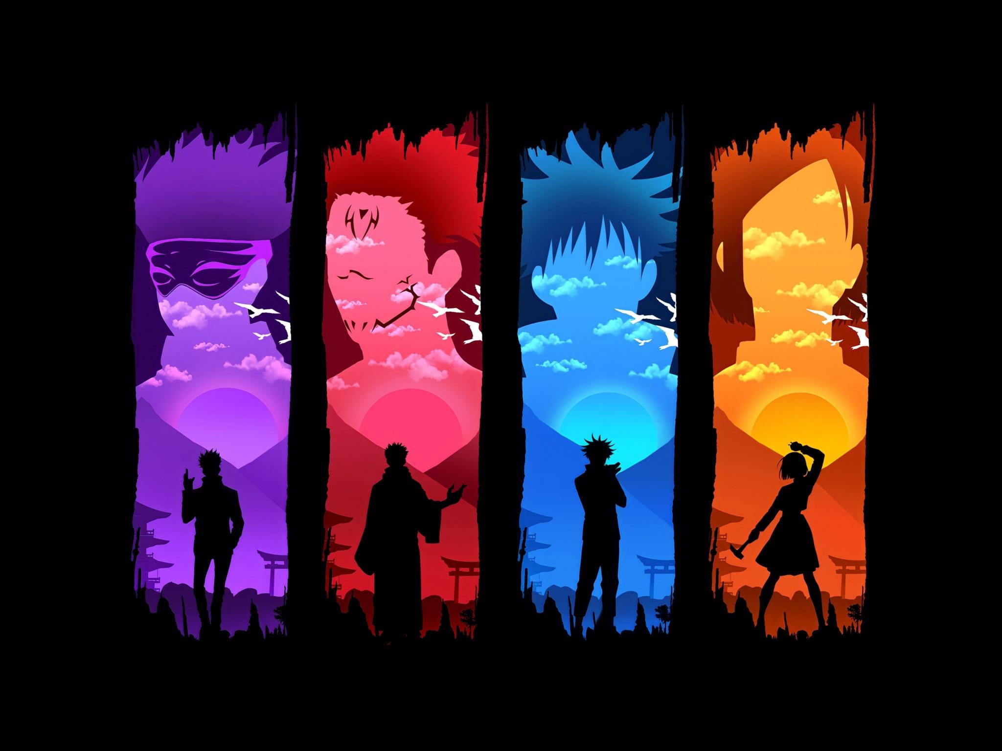 2048x1536 Jujutsu Kaisen Wallpaper 4K, Nobara Kugisaki, Black Dark