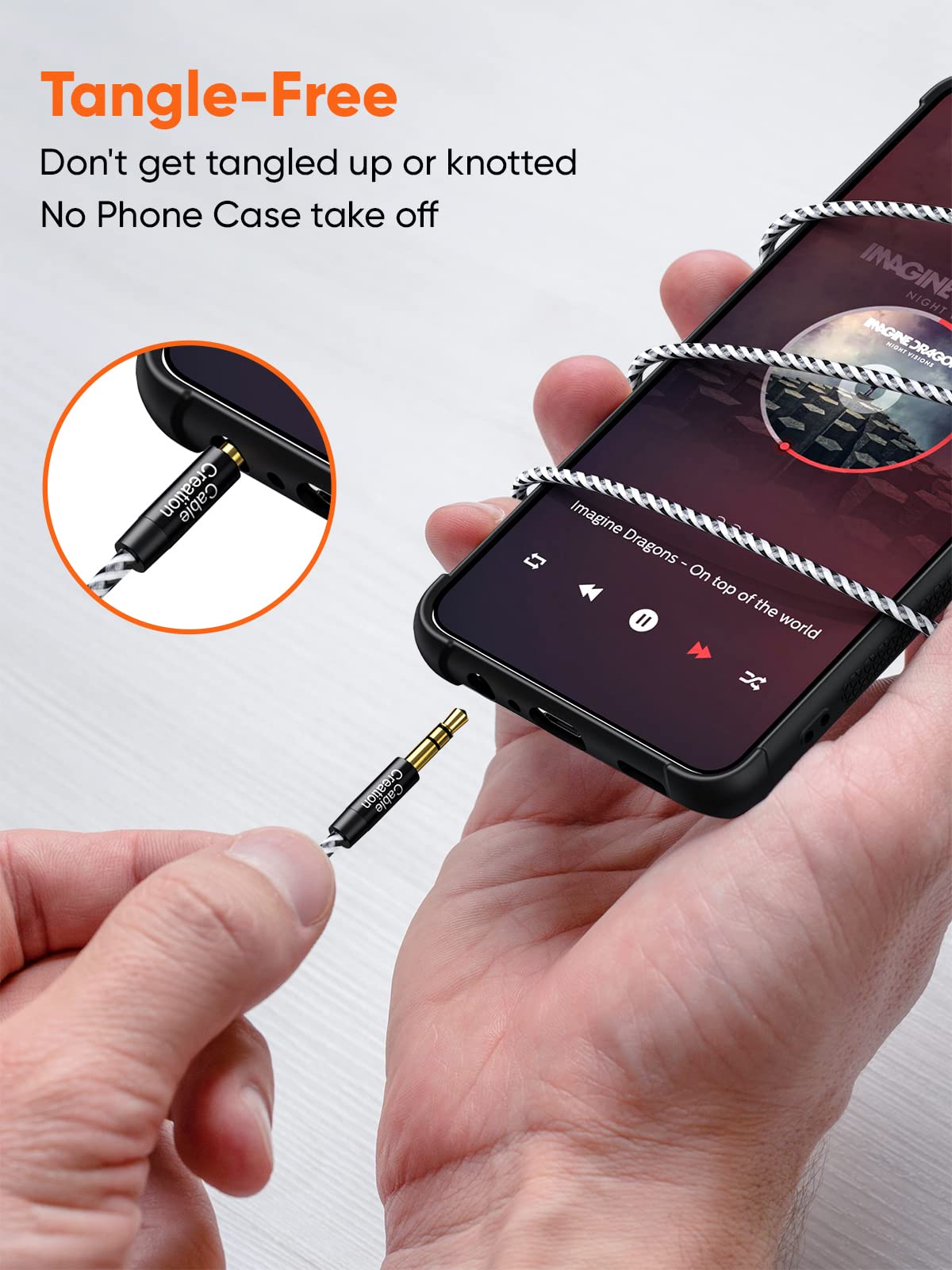 1200x1600 3.5mm Headphone Extension Cable, CableCreation 3.5mm Male to Female Stereo Audio Extension Cable Adapter with Gold Plated Connector, 3 Feet/ 0.9M