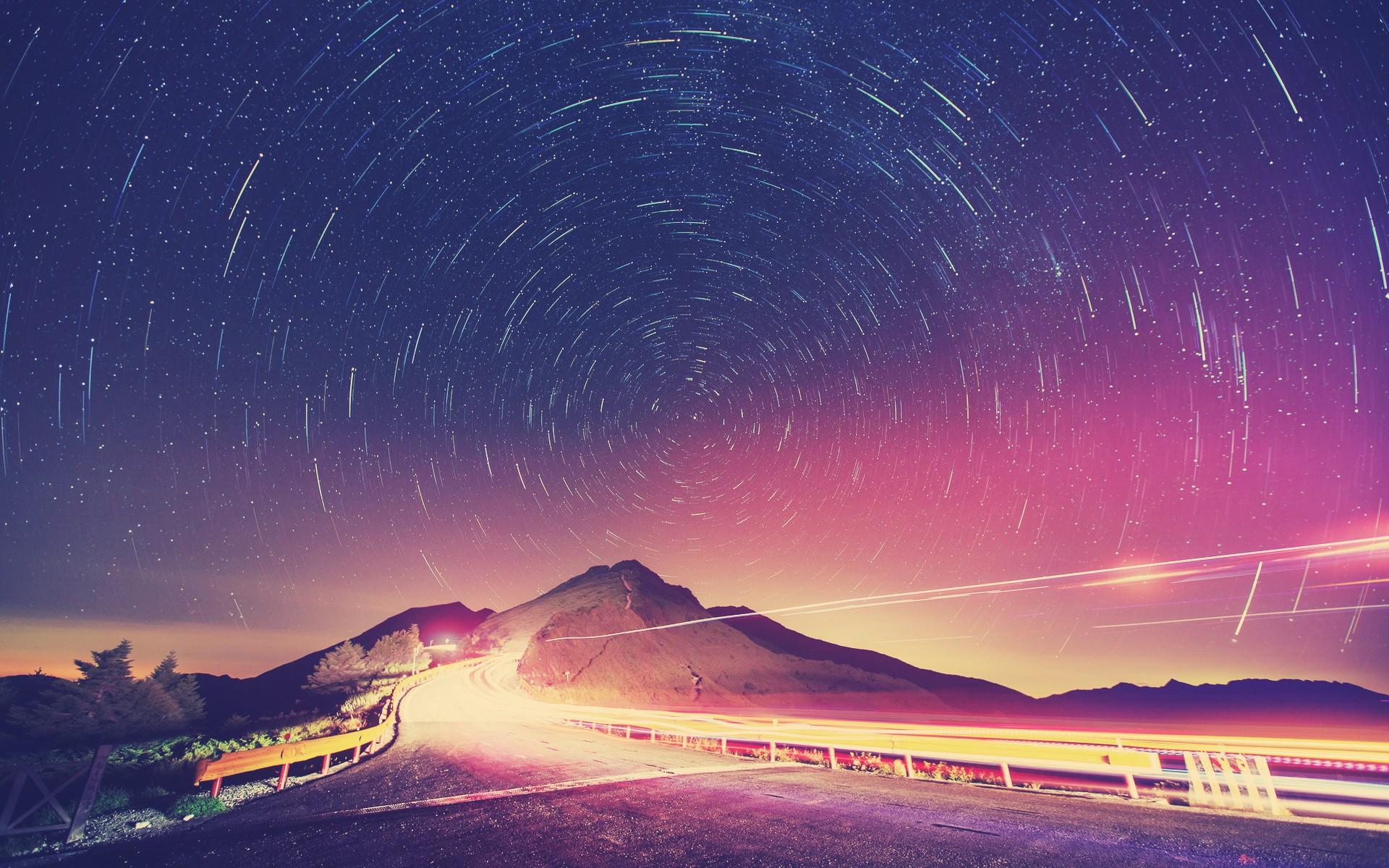 1920x1200 Starry Night wallpaper. Starry Night