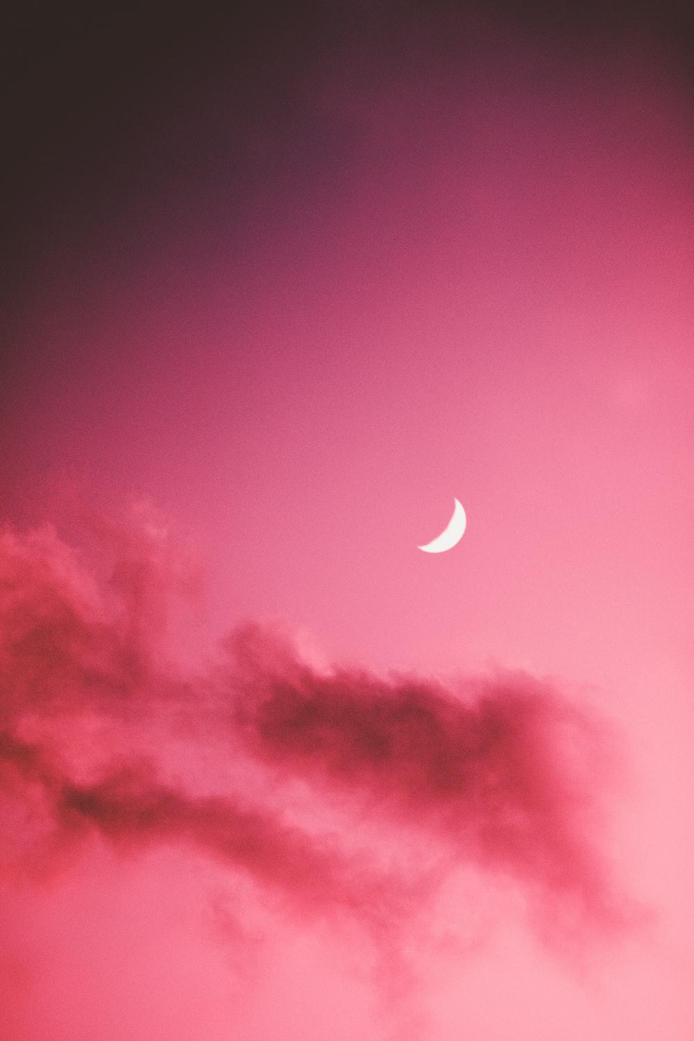 Pink Moon Aesthetic Wallpapers Top Free Pink Moon Aesthetic