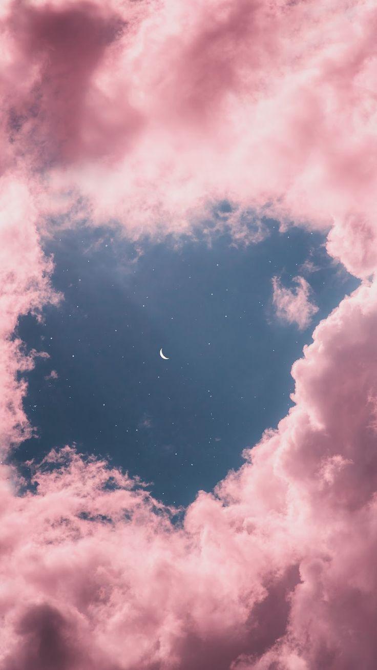 736x1308 Aesthetic Moon Wallpaper