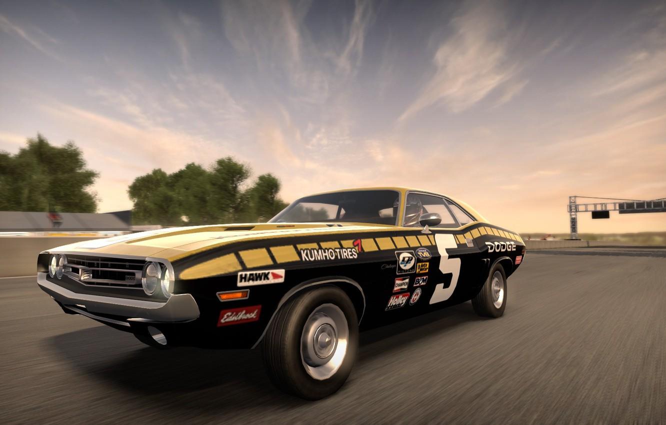1332x850 Wallpaper race, track, Dodge Challenger, need for speed shift image for desktop, section игры