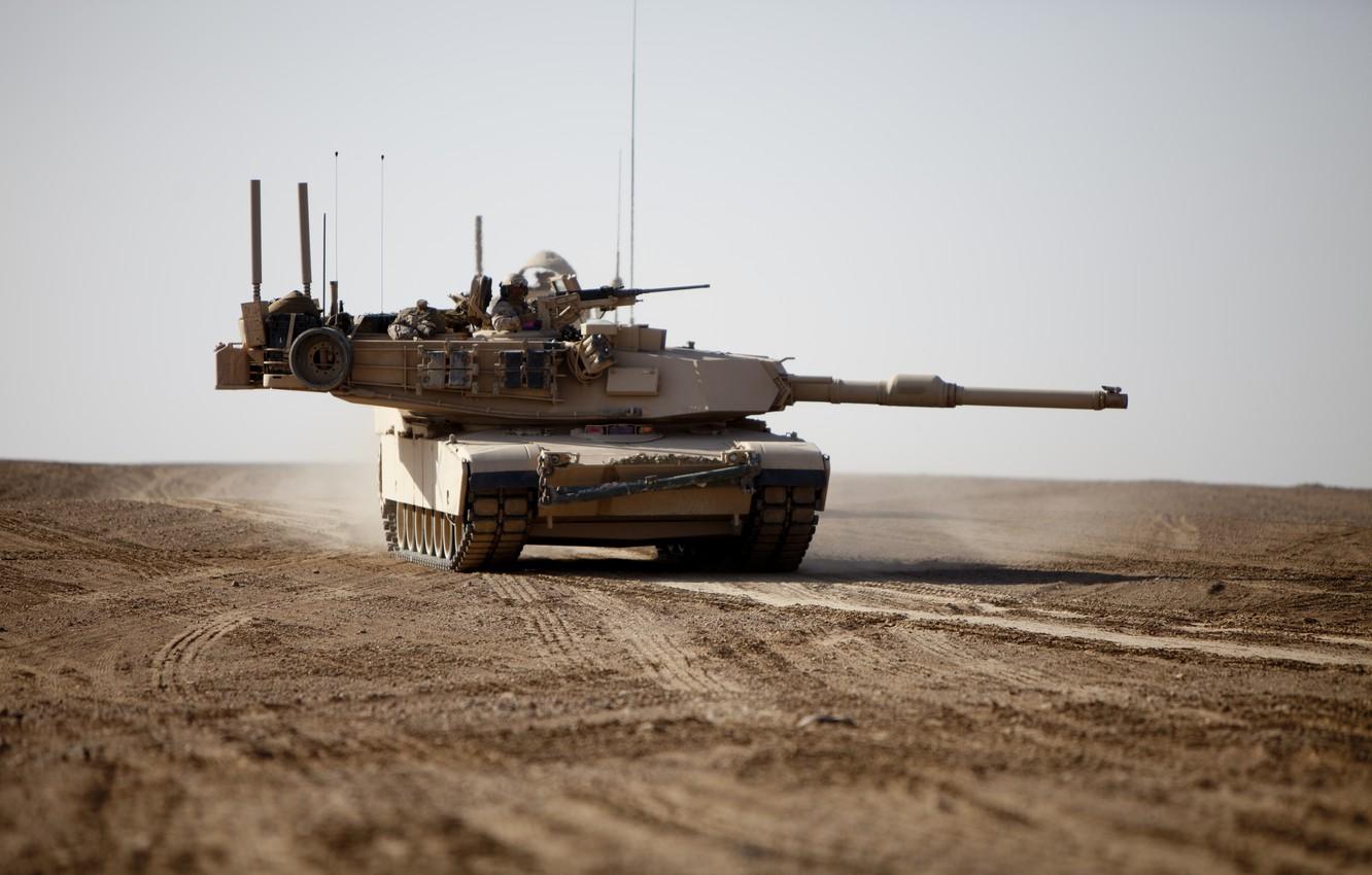 1332x850 Wallpaper desert, tank, M1A armor, Abrams, Abrams image for desktop, section оружие