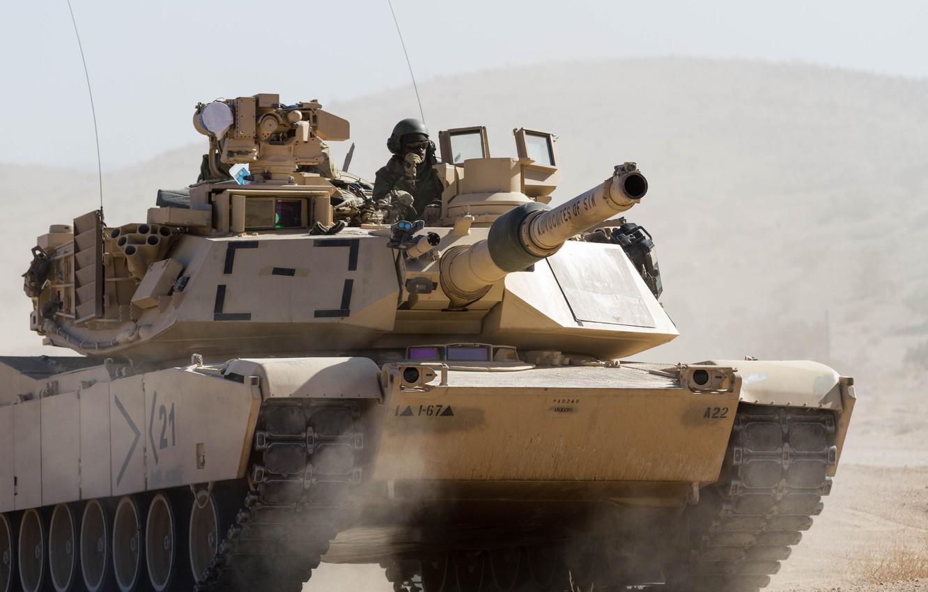 1332x850 Wallpaper tank, USA, M1 Abrams, main battle image for desktop, section оружие