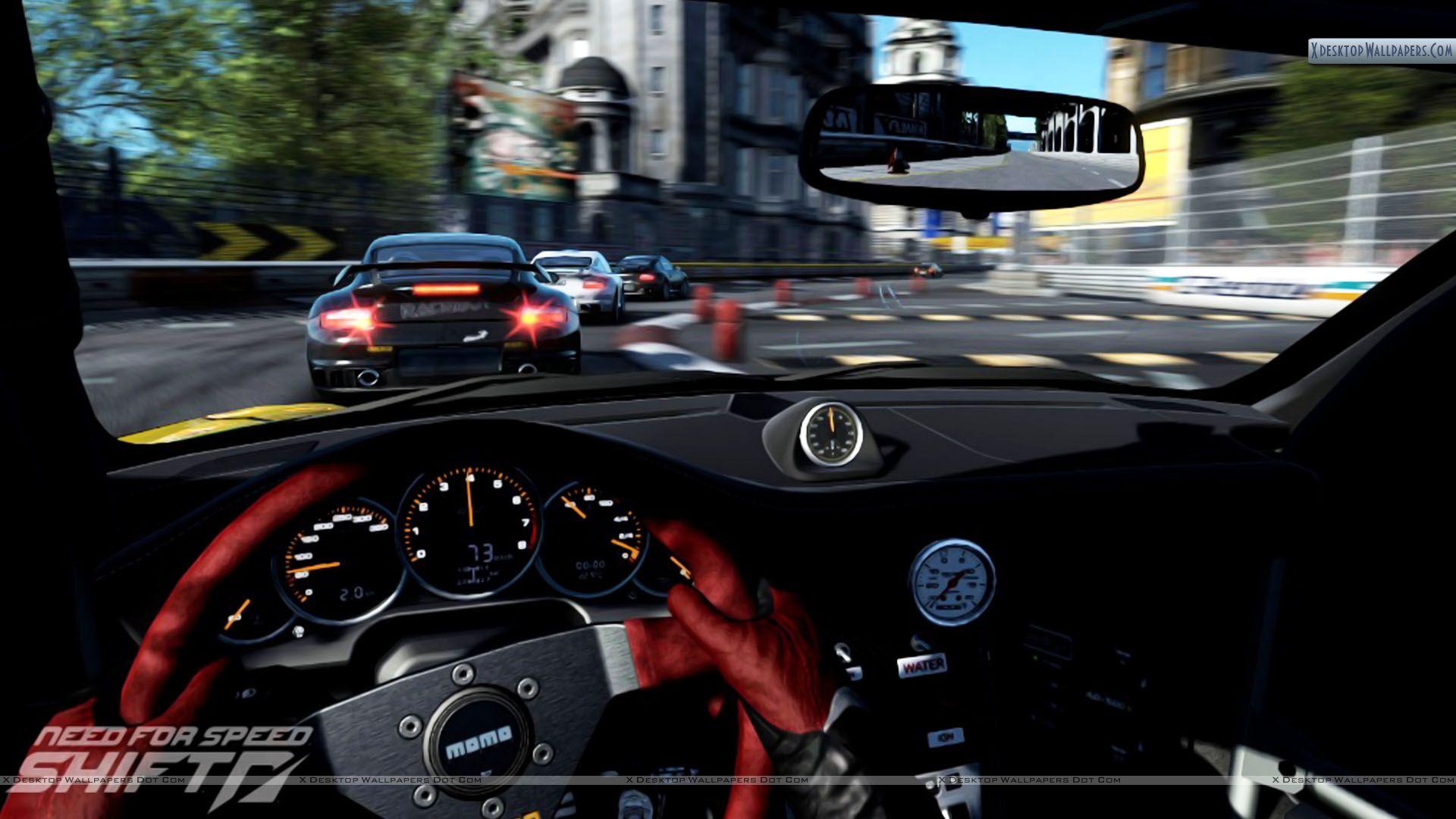 1920x1080 Need For Speed Shift Porsche Interior Wallpaper