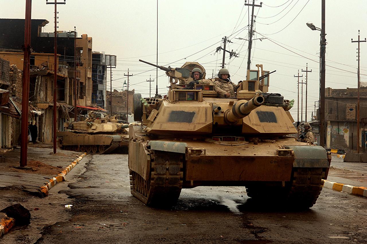 1280x850 Wallpaper M1 Abrams Tanks US Street Army