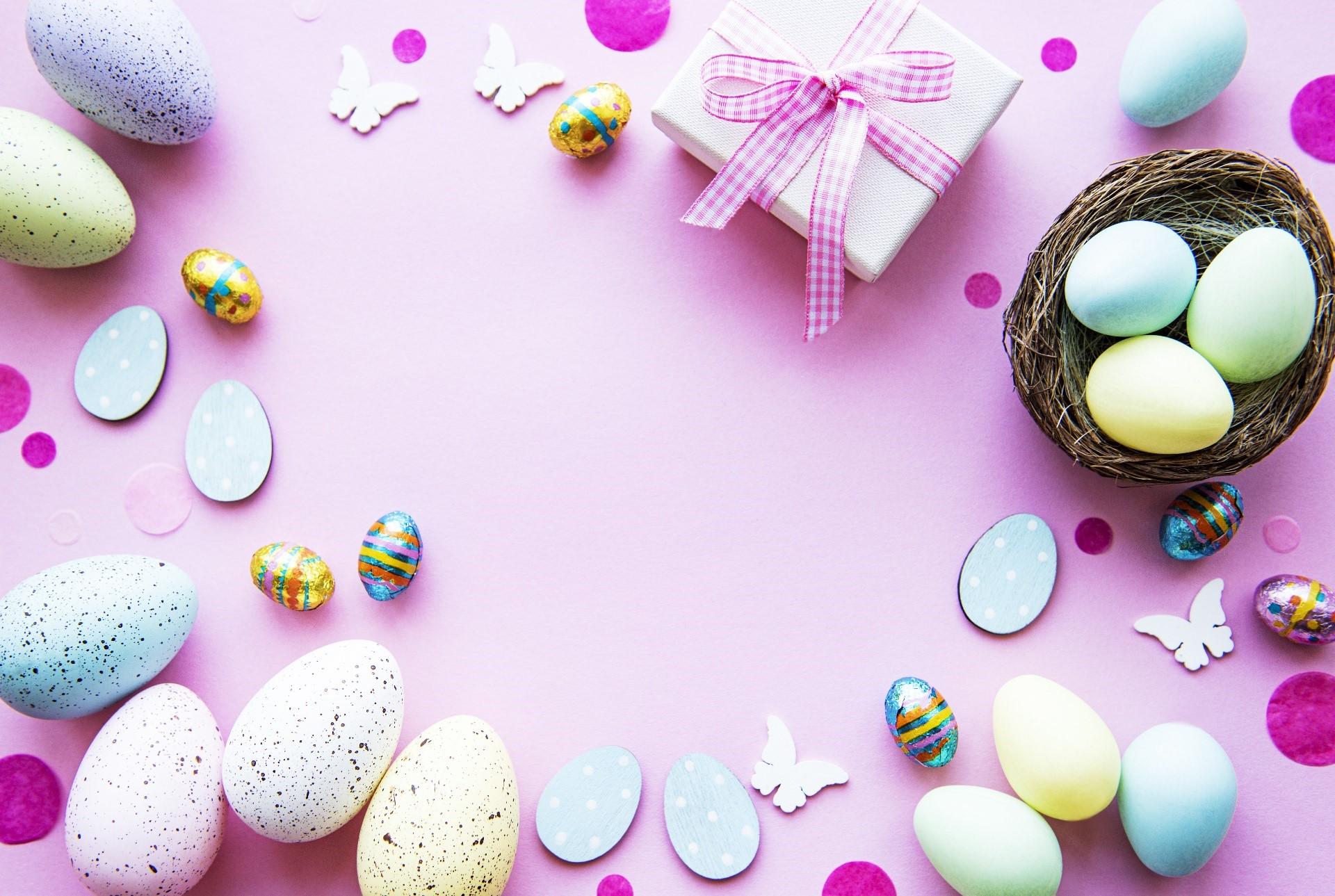 1920x1289 pink, Easter, holiday, colorful Gallery HD Wallpaper