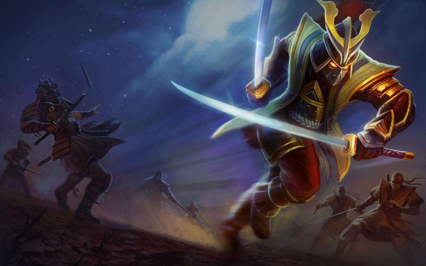 1400x875 NERFPLZ.LOL Shen Wallpaper (Chinese + American)