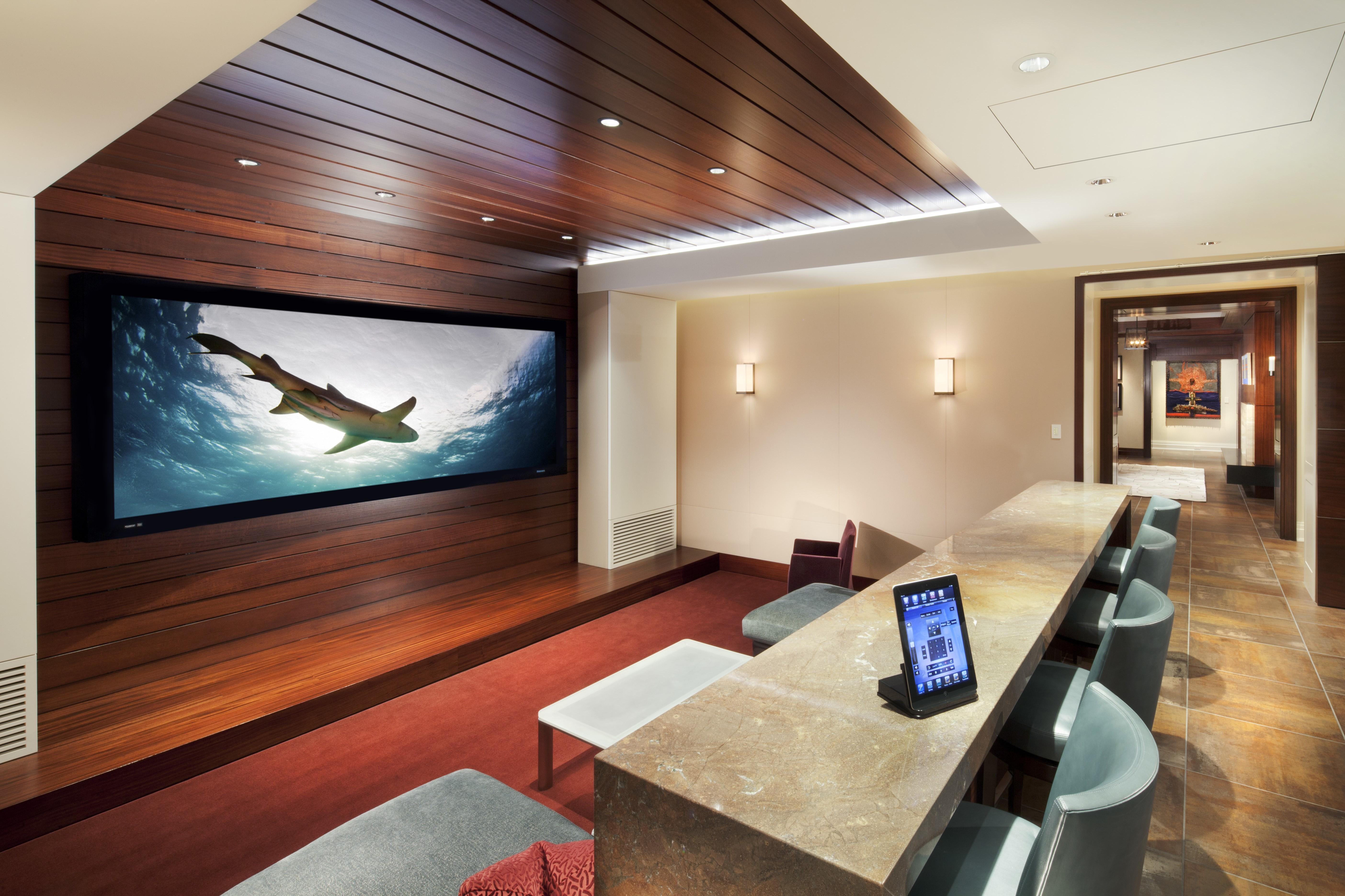 5616x3744 4K, 5K, Interior, Table, Chairs, TV set, Ceiling Gallery HD Wallpaper