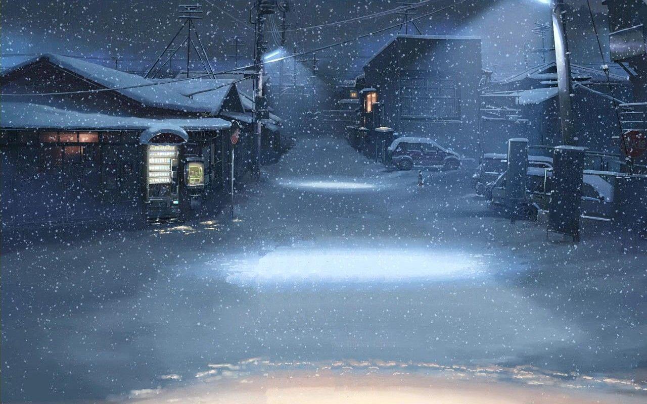 Snow Scenery Anime Wallpapers - Top Free Snow Scenery Anime Backgrounds