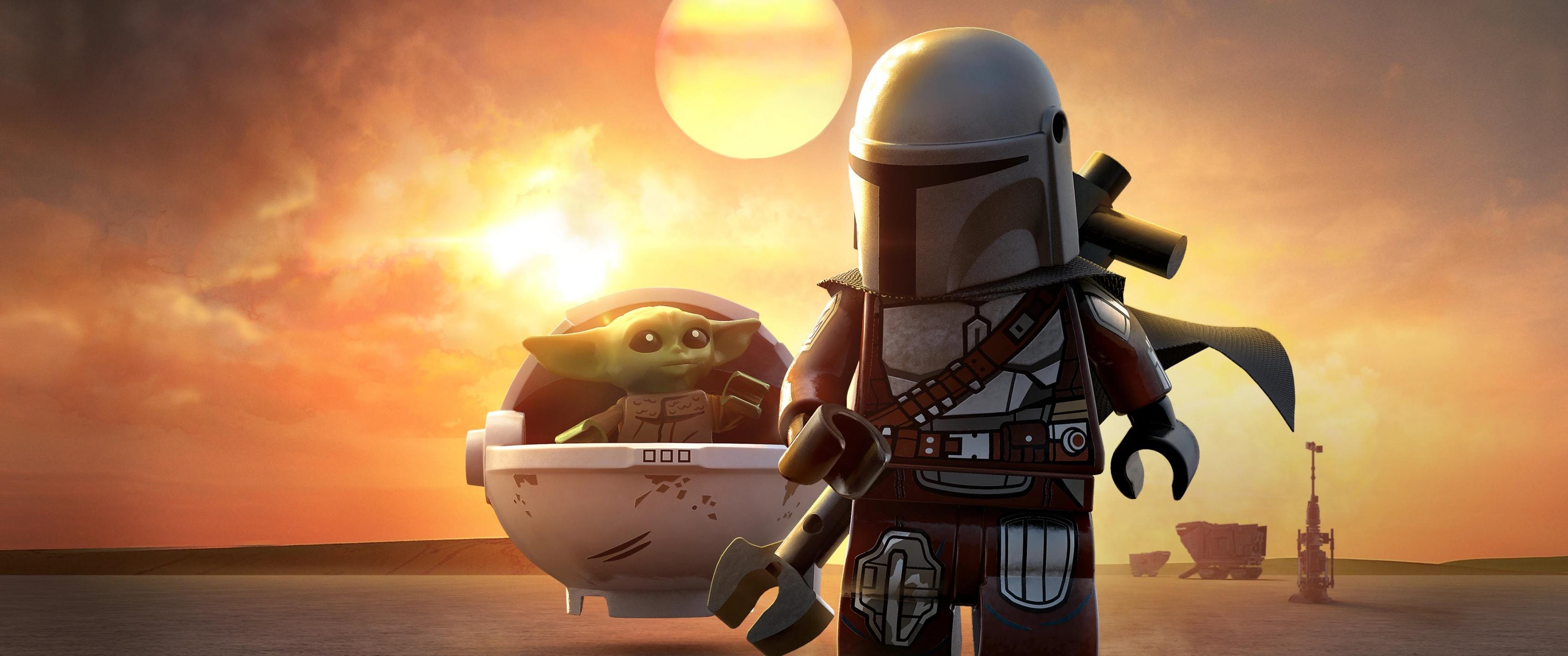 3440x1440 LEGO Star Wars: The Skywalker Saga Wallpaper 4K, 2022 Games, Baby Yoda, Games