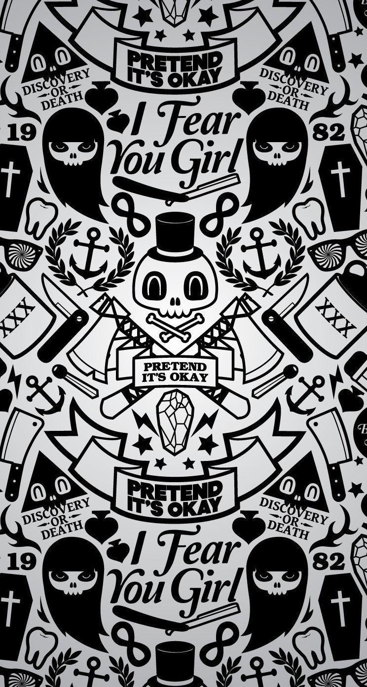 744x1392 Drop Dead Wallpaper