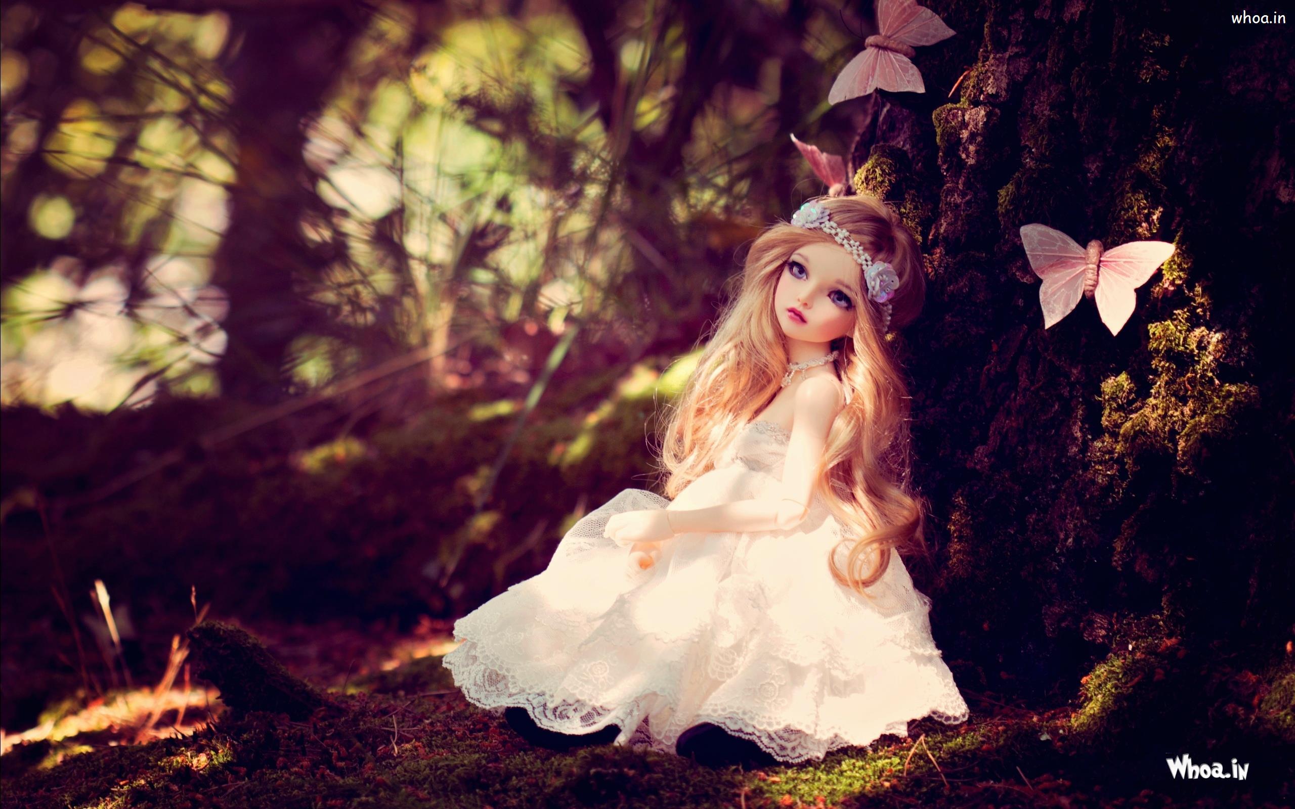 2560x1600 Cute Little Doll Girl Waiting Her Love HD Love Wallpaper