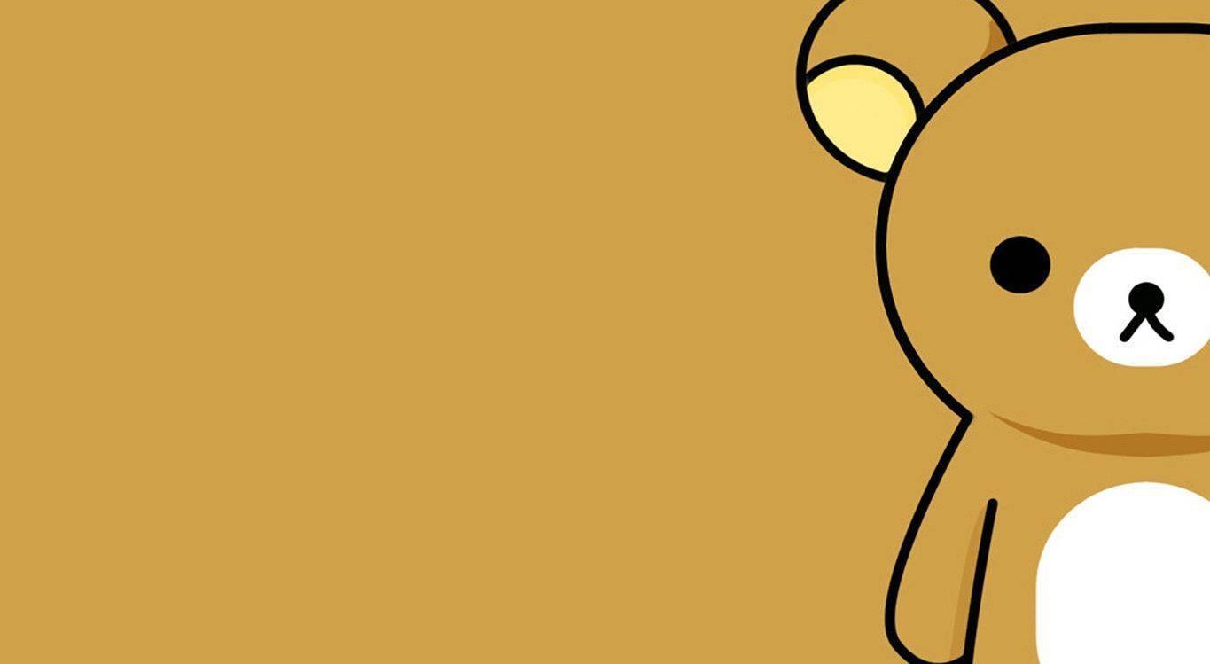 1365x749 Download Simple Rilakkuma Cute Tablet Wallpaper