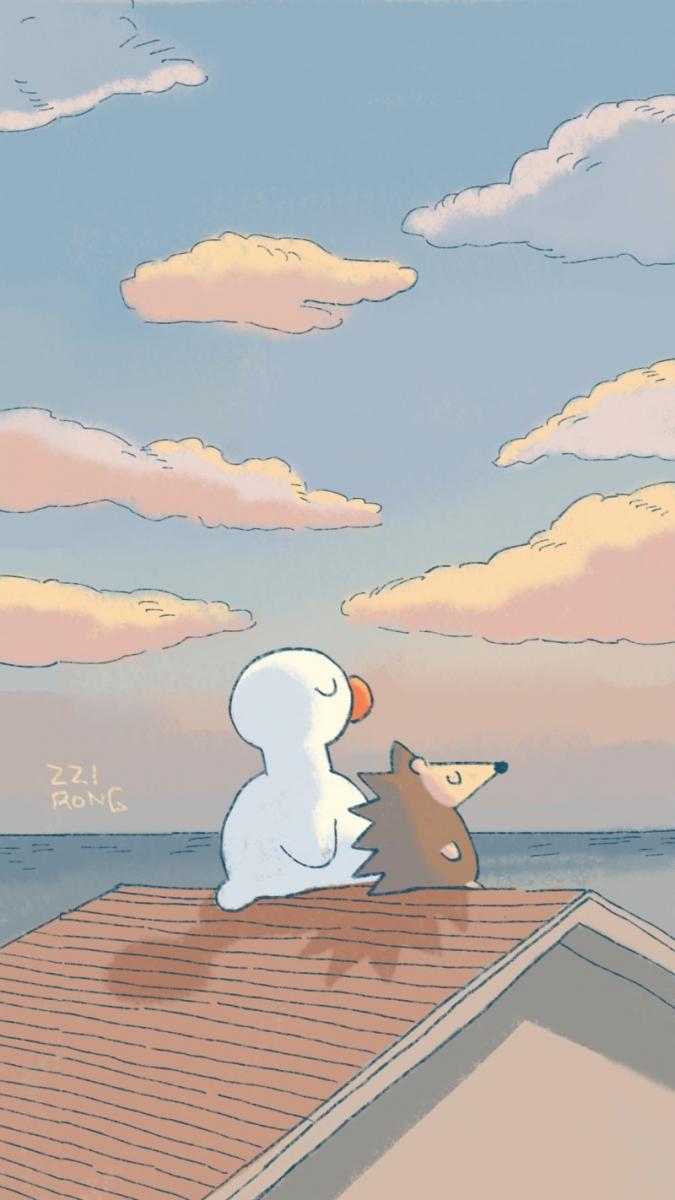 675x1200 Korean Artist Designs Cute Animal Wallpaper For Phones, Computers, & Tablets Them For Free