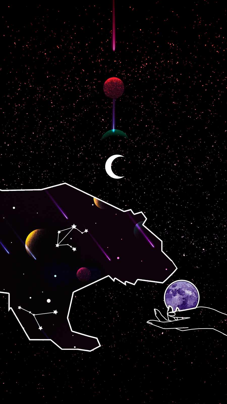 900x1600 Space Bear IPhone Wallpaper Wallpaper : iPhone Wallpaper