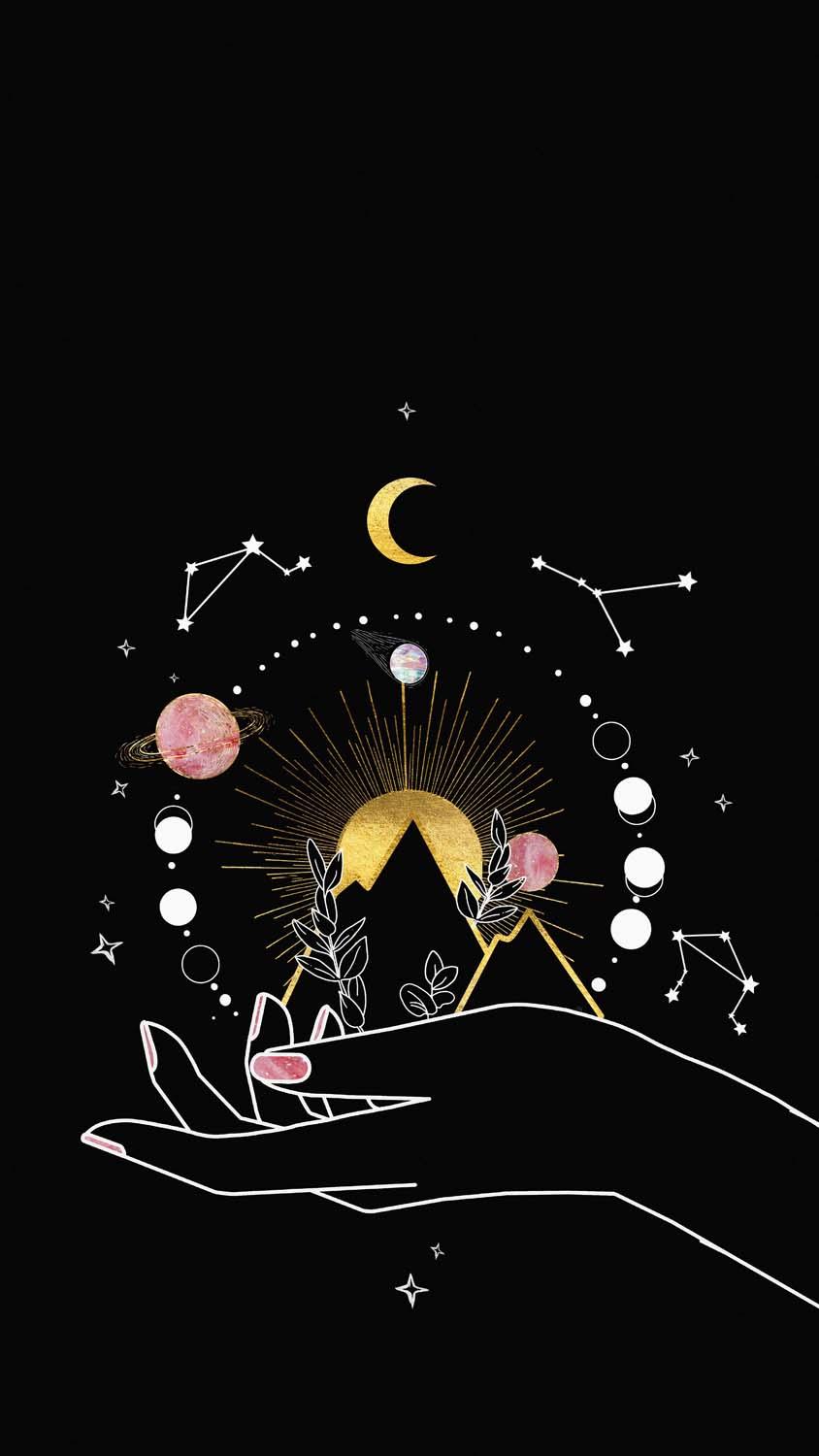 844x1500 Space Elements IPhone Wallpaper HD Wallpaper : iPhone Wallpaper