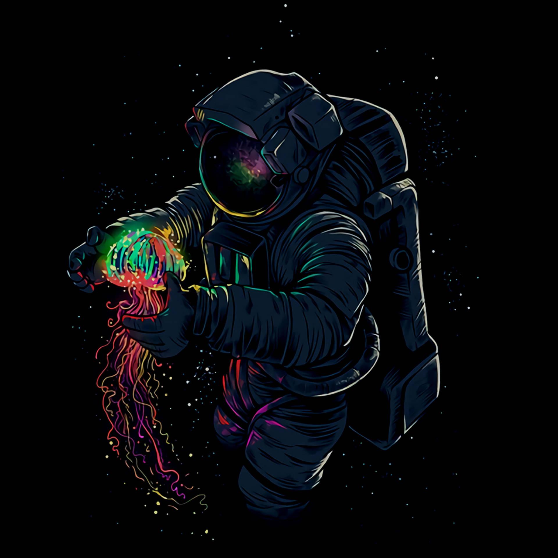 1920x1920 Download Astronaut Art Cool Picture Wallpaper