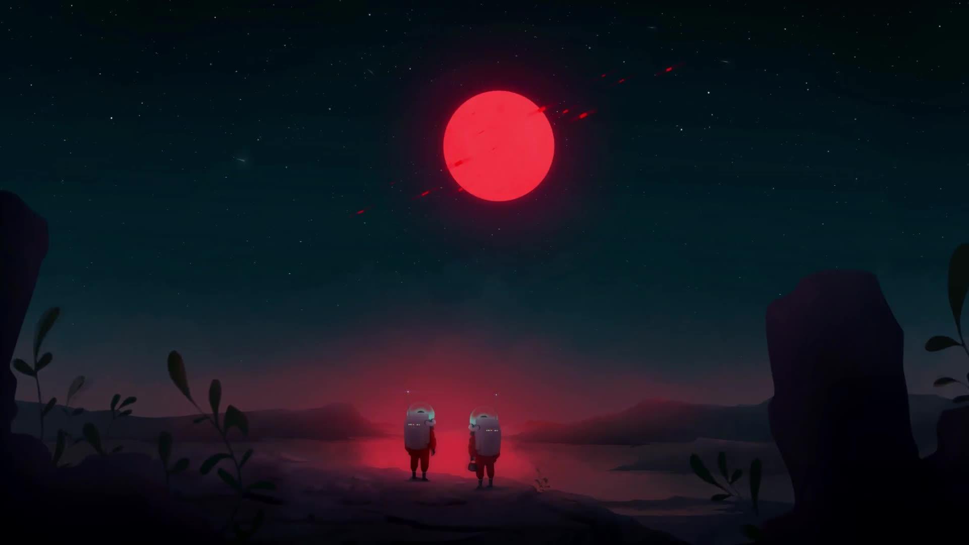 1920x1080 Red Planet Astronauts 4K Desktop Wallpaper