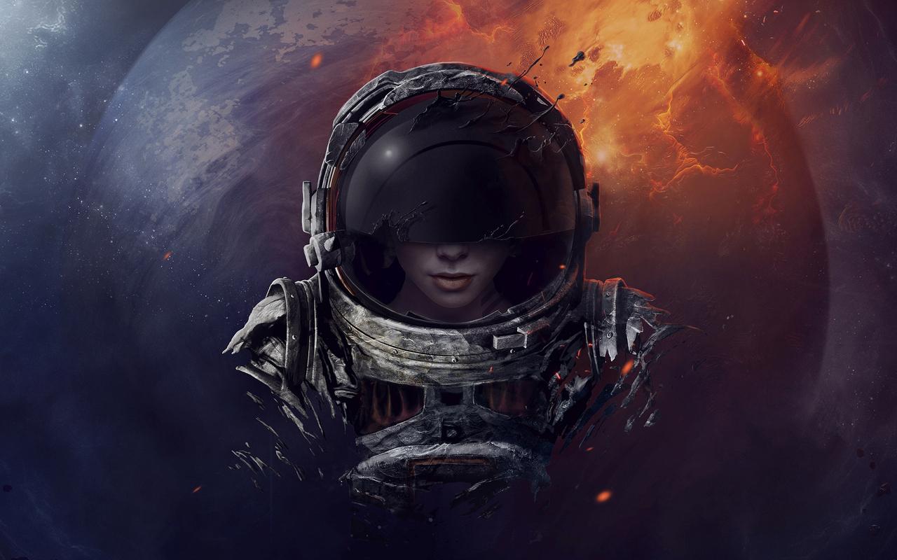 1280x800 Download Astronaut Space Art, Astronaut, Space, Art Wallpaper in 1280x800 Resolution