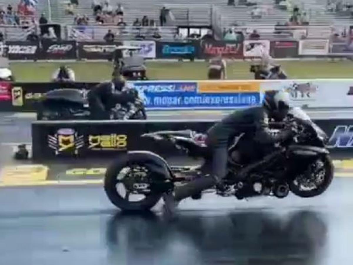 1200x903 This Is Probably The Best Drag Bike Take Off You've E