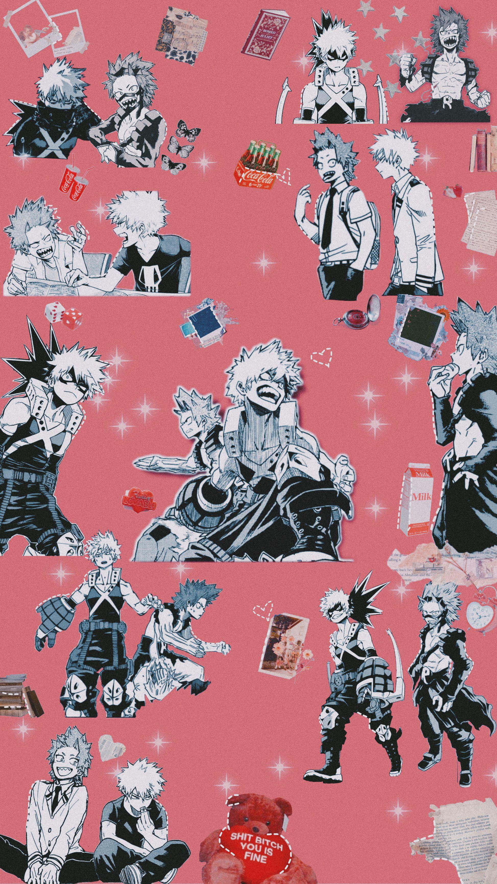 1947x3464 Kiribaku. Fondo de pantalla animado para teléfono, Fondo de pantalla de anime, Anime kawaii