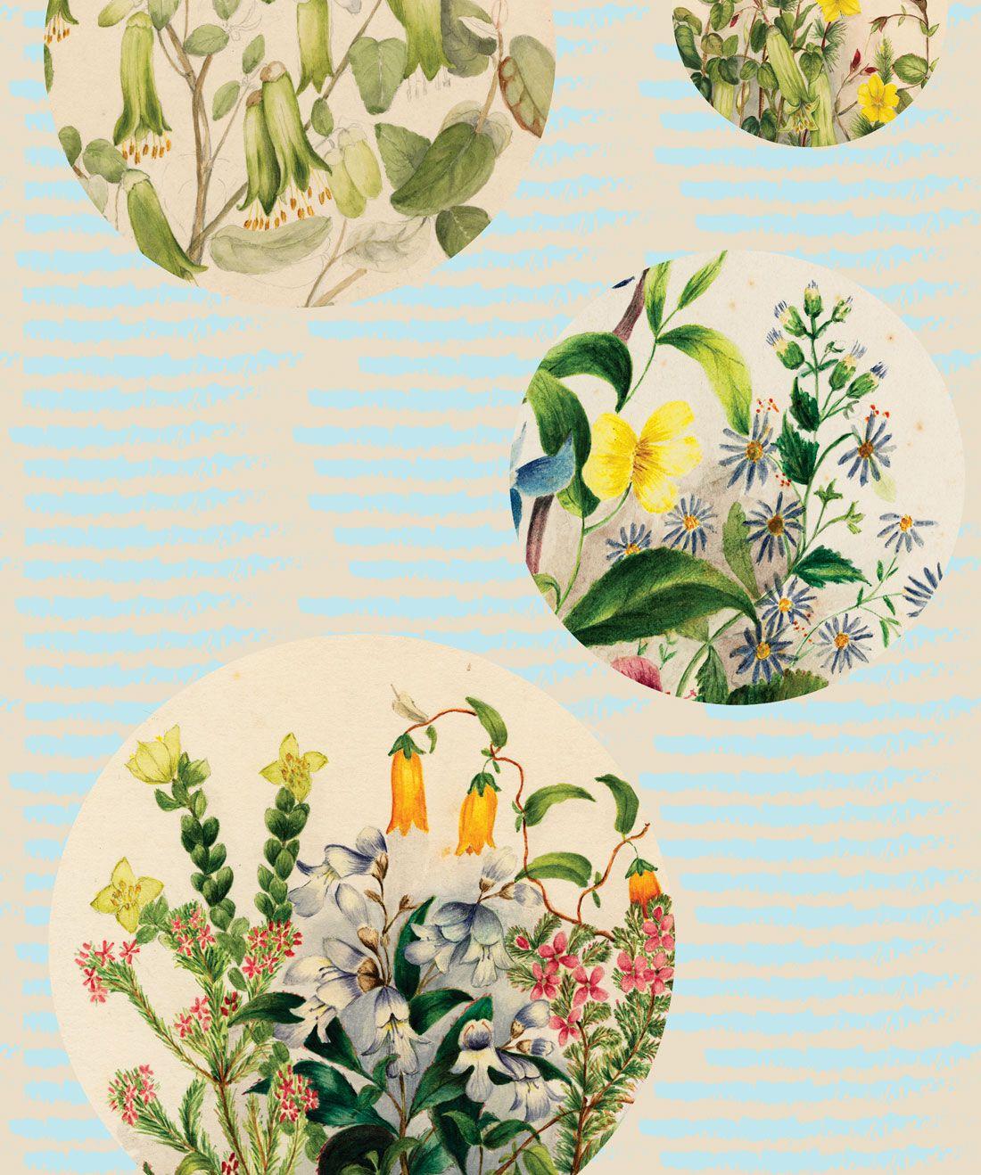 1100x1318 Euphemia 1 Wallpaper, floral bohemian style wallpaper EU