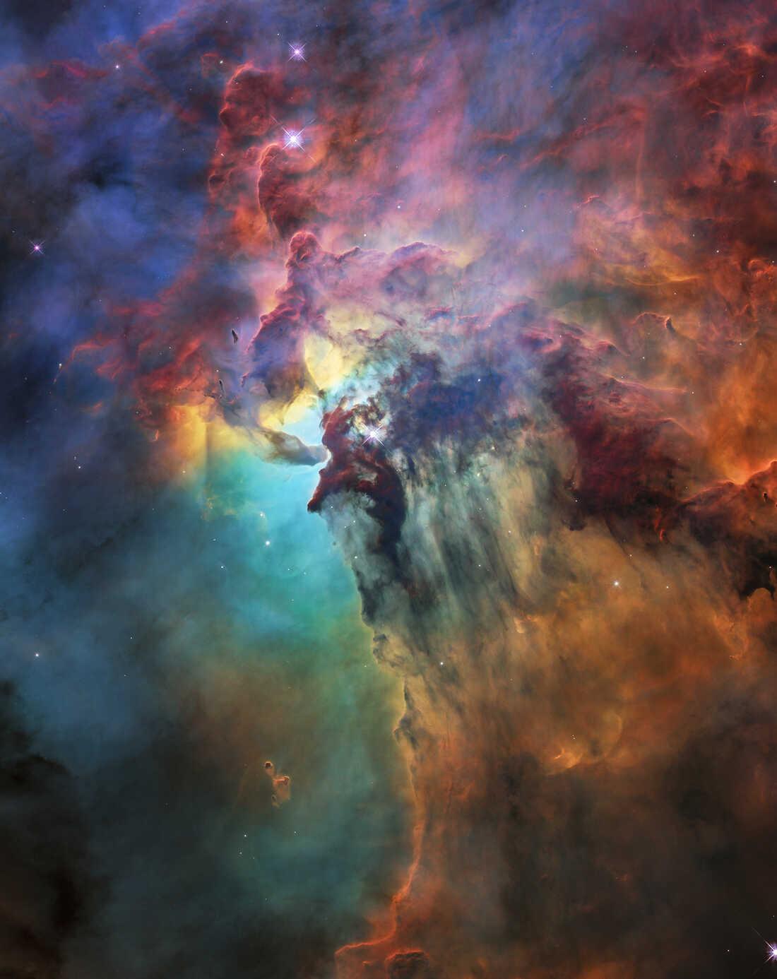 1100x1386 It's The Hubble Space Telescope's Birthday. Enjoy Amazing Image Of The Lagoon Nebula : The Two Way