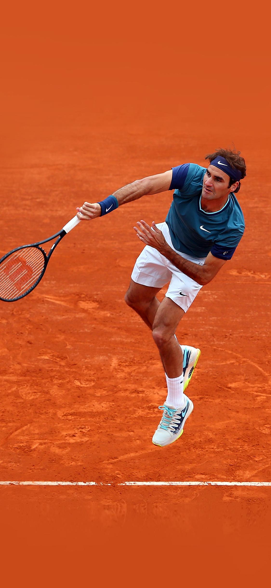 1125x2436 iPhoneXpapers federer sports tennis