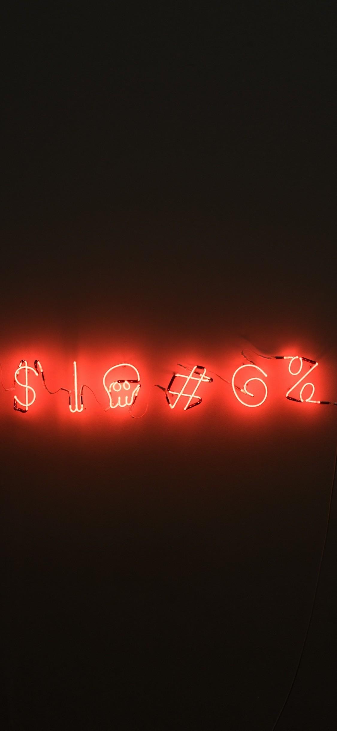 1125x2436 Neon Lights Wallpaper