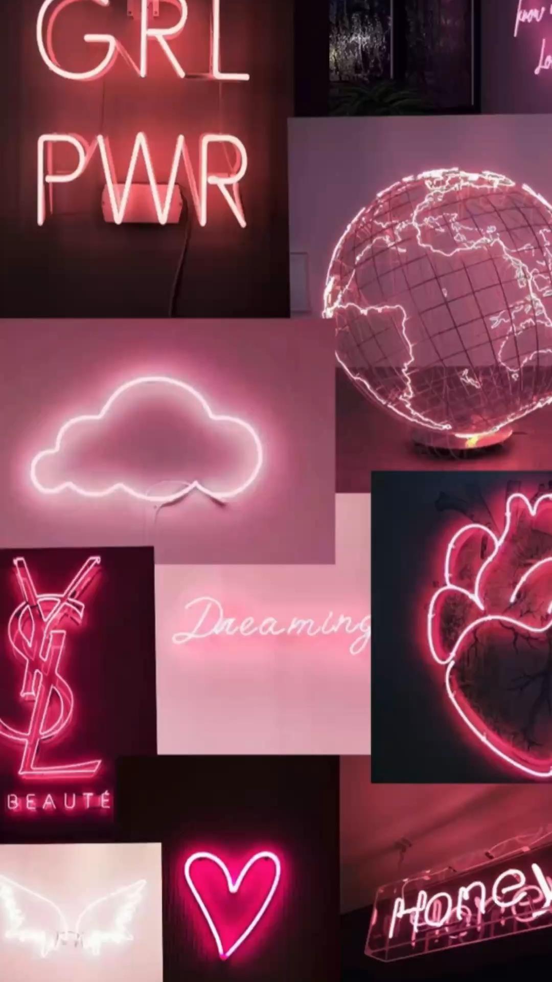 1080x1920 Pink aesthetic. Pink wallpaper iphone, Pink neon wallpaper, Neon wallpaper
