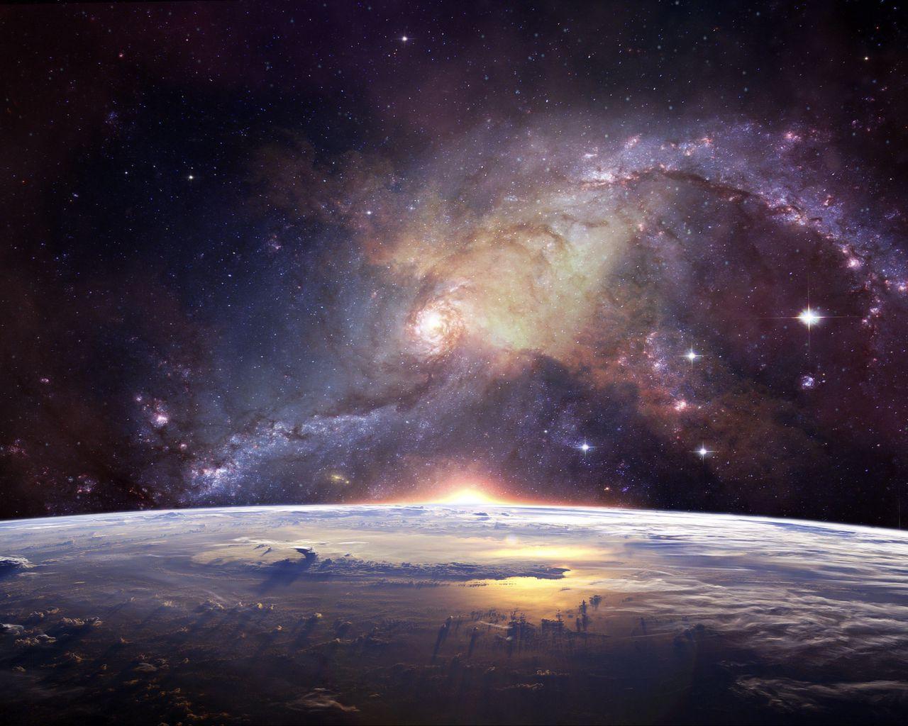 1280x1024 Download wallpaper 1280x1024 galaxy, universe, stars, space standard 5:4 HD background