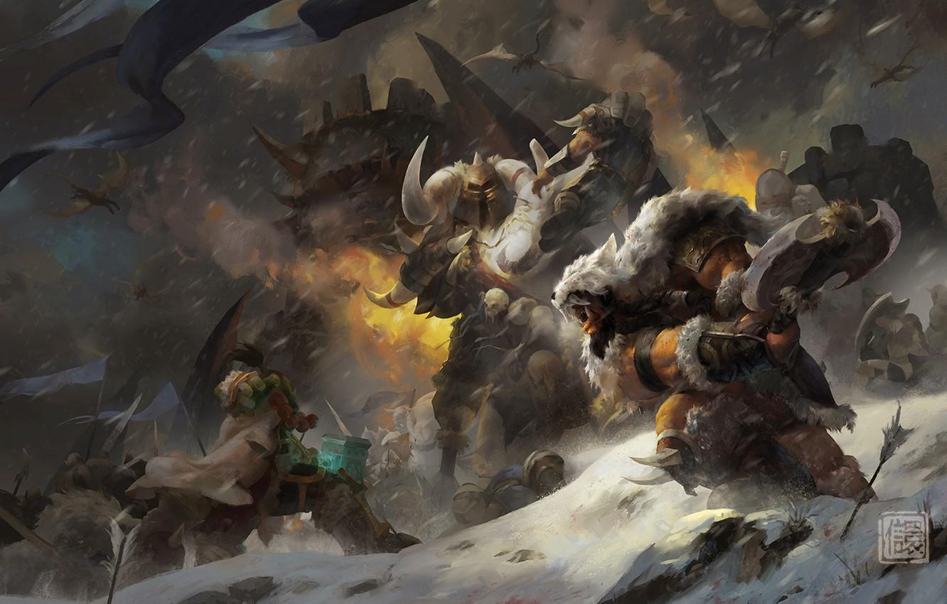1332x850 Wallpaper WoW, Orc, warcraft, world of warcraft, Thrall, Warlords of Draenor, Go'el, Son of Durotan, Frostwolf Clan, Durotan, frostwolf, Son of Garad image for desktop, section игры
