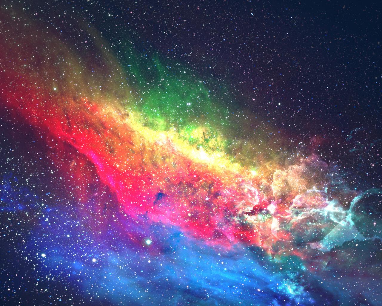 1280x1024 Download wallpaper 1280x1024 colorful, galaxy, space, digital art, standard 5:4 fullscreen wallpaper, 1280x1024 HD background, 9195