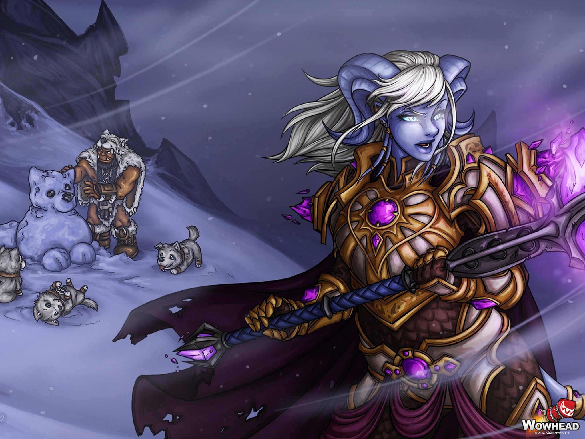 2048x1536 Happy Holidays from Wowhead and Holiday Wallpaper