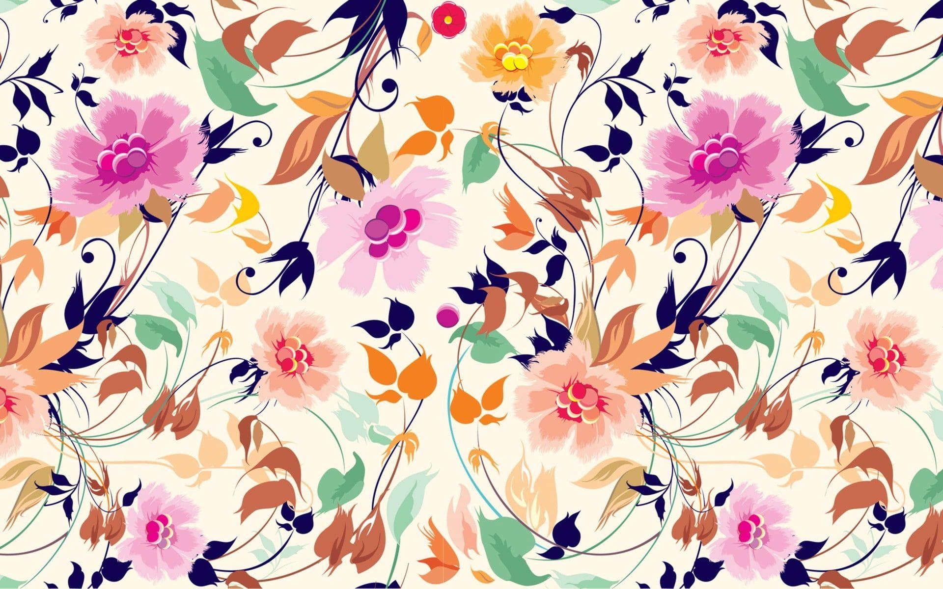 1920x1200 Multi Color Floral Pattern #patterns #background #texture #surface P # Wallpaper #hdwallpaper #desktop. Abstract Floral Art, Art Background, Pattern Wallpaper