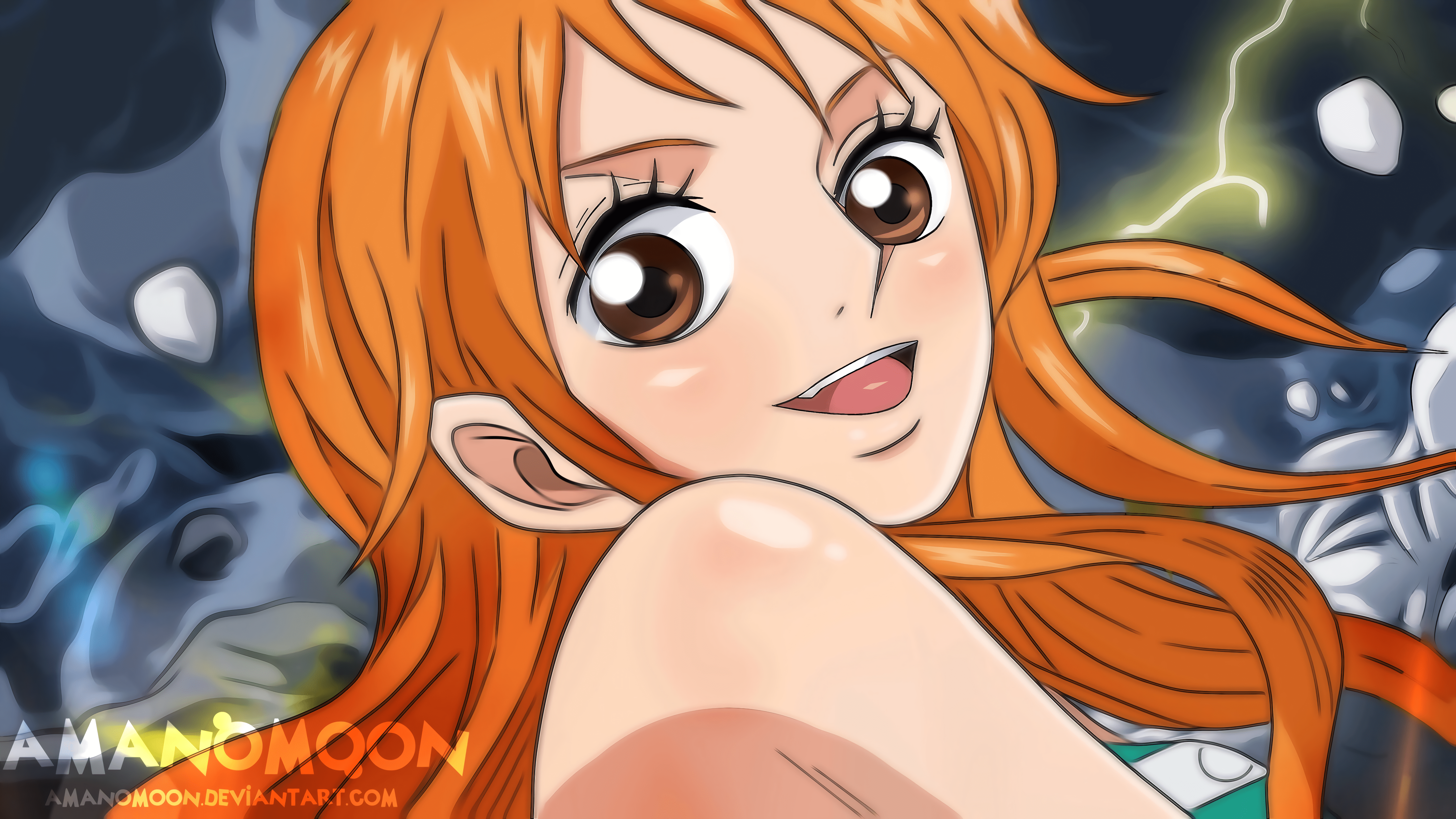5460x3070 4K Nami (One Piece) Wallpaper and Background Image