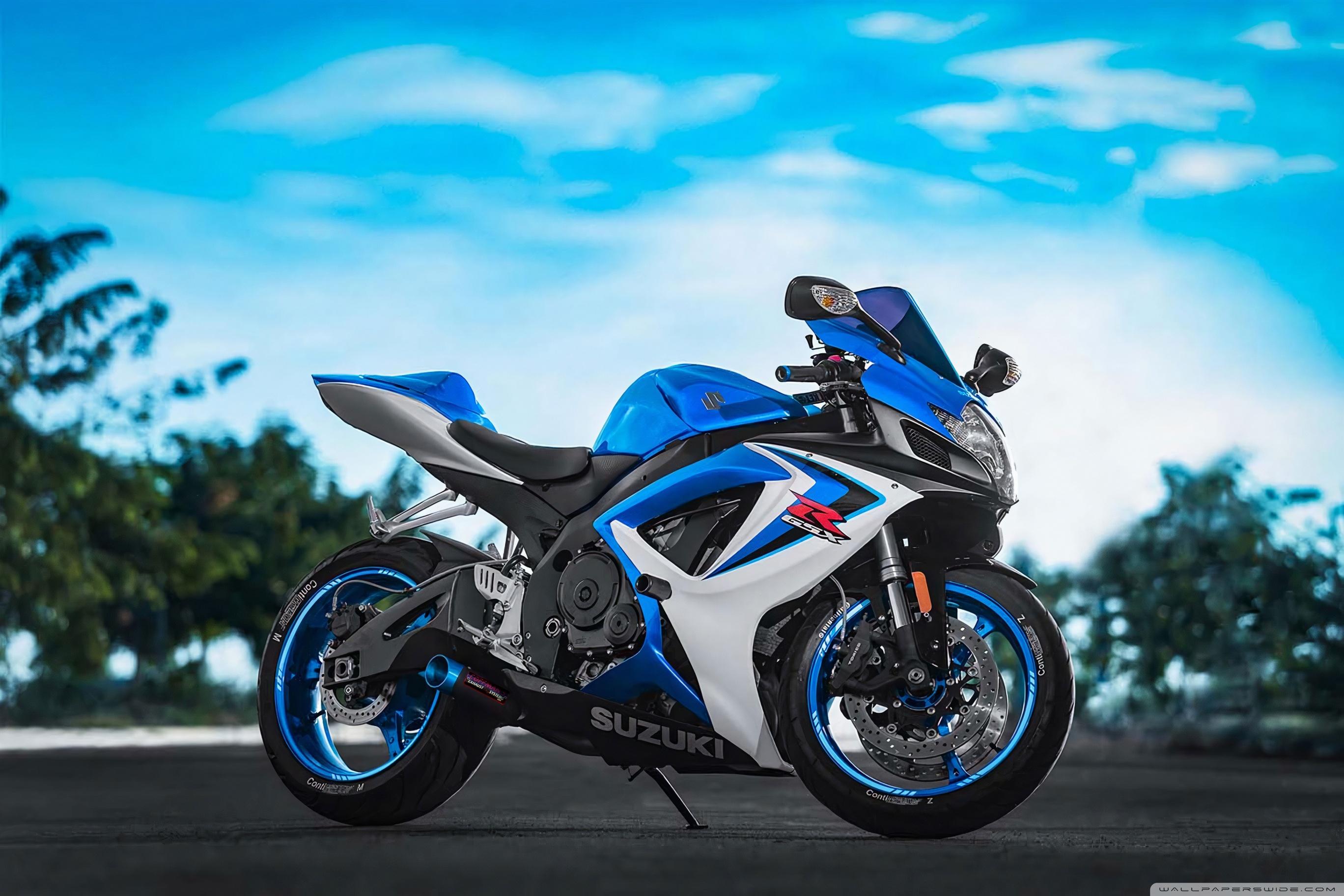2736x1824 Suzuki GSXR 750 Blue Ultra HD Desktop Background Wallpaper for 4K UHD TV : Widescreen & UltraWide Desktop & Laptop : Tablet