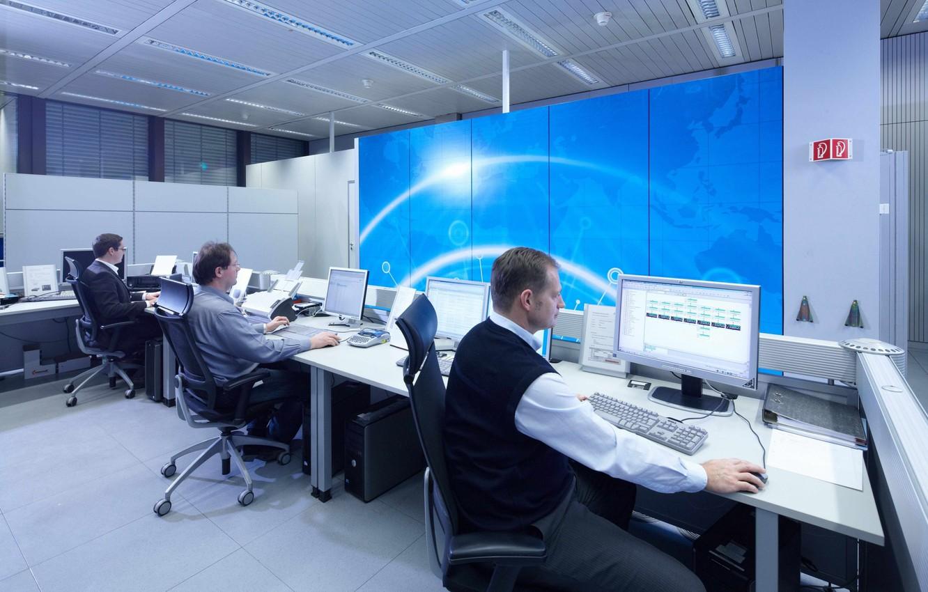 1332x850 Wallpaper office, data center, control center image for desktop, section разное