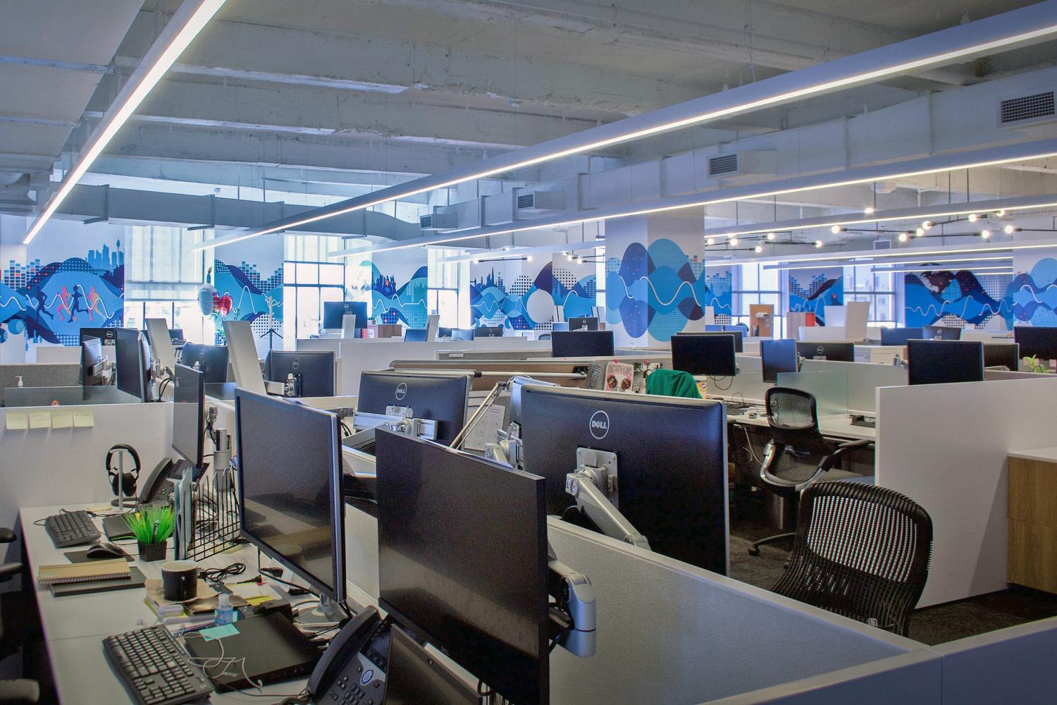 1500x1000 Office Mural Wallpaper Design Wall Murals for Sony in New York
