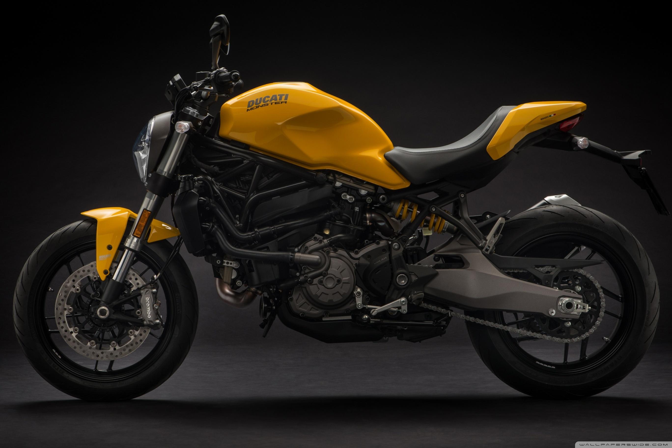 2736x1824 Ducati Monster 821 Motorcycle Ultra HD Desktop Background Wallpaper for 4K UHD TV : Widescreen & UltraWide Desktop & Laptop : Tablet