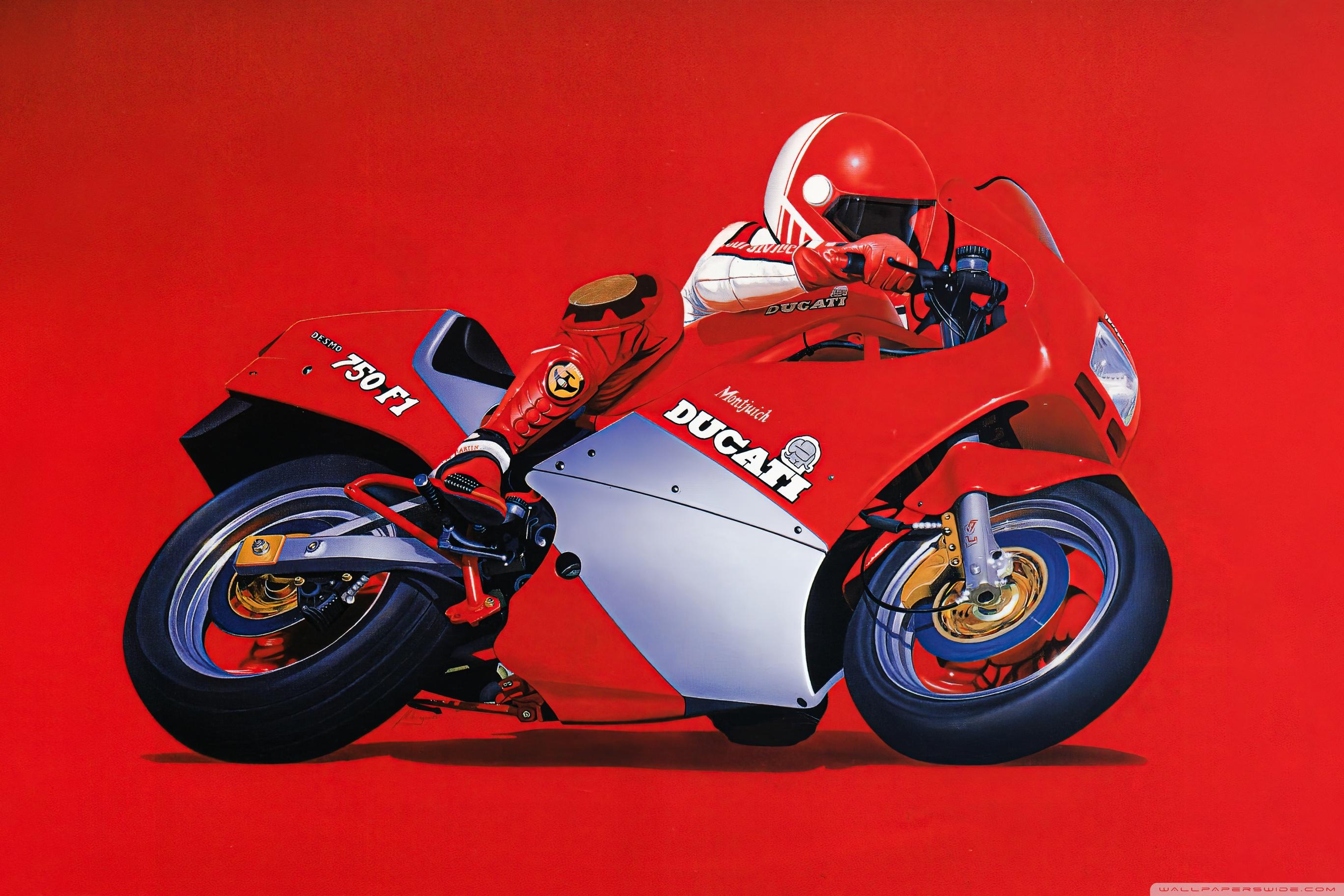 2736x1824 Ducati 750F1 Desmo Bike Ultra HD Desktop Background Wallpaper for 4K UHD TV : Widescreen & UltraWide Desktop & Laptop : Multi Display, Dual Monitor : Tablet
