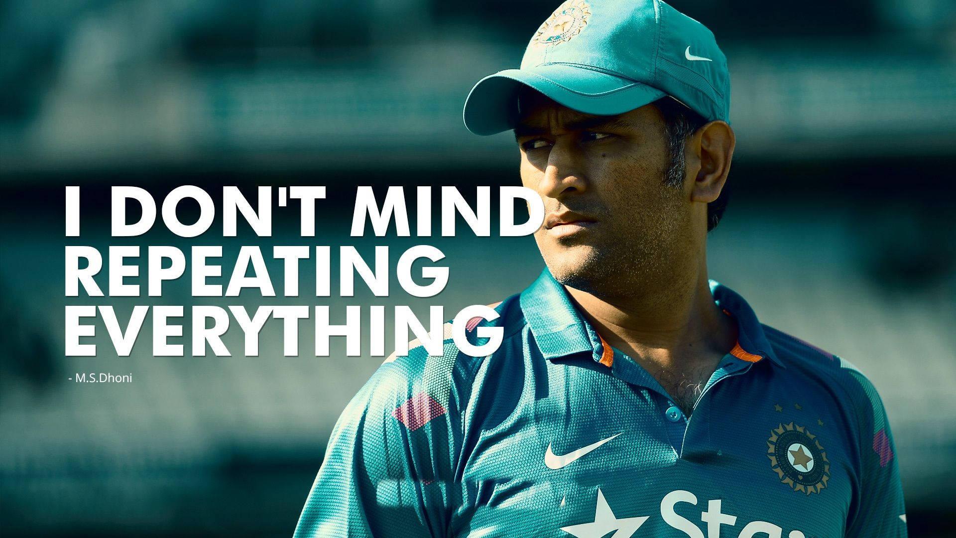 1920x1080 Download Ms Dhoni HD Inspirational Wallpaper