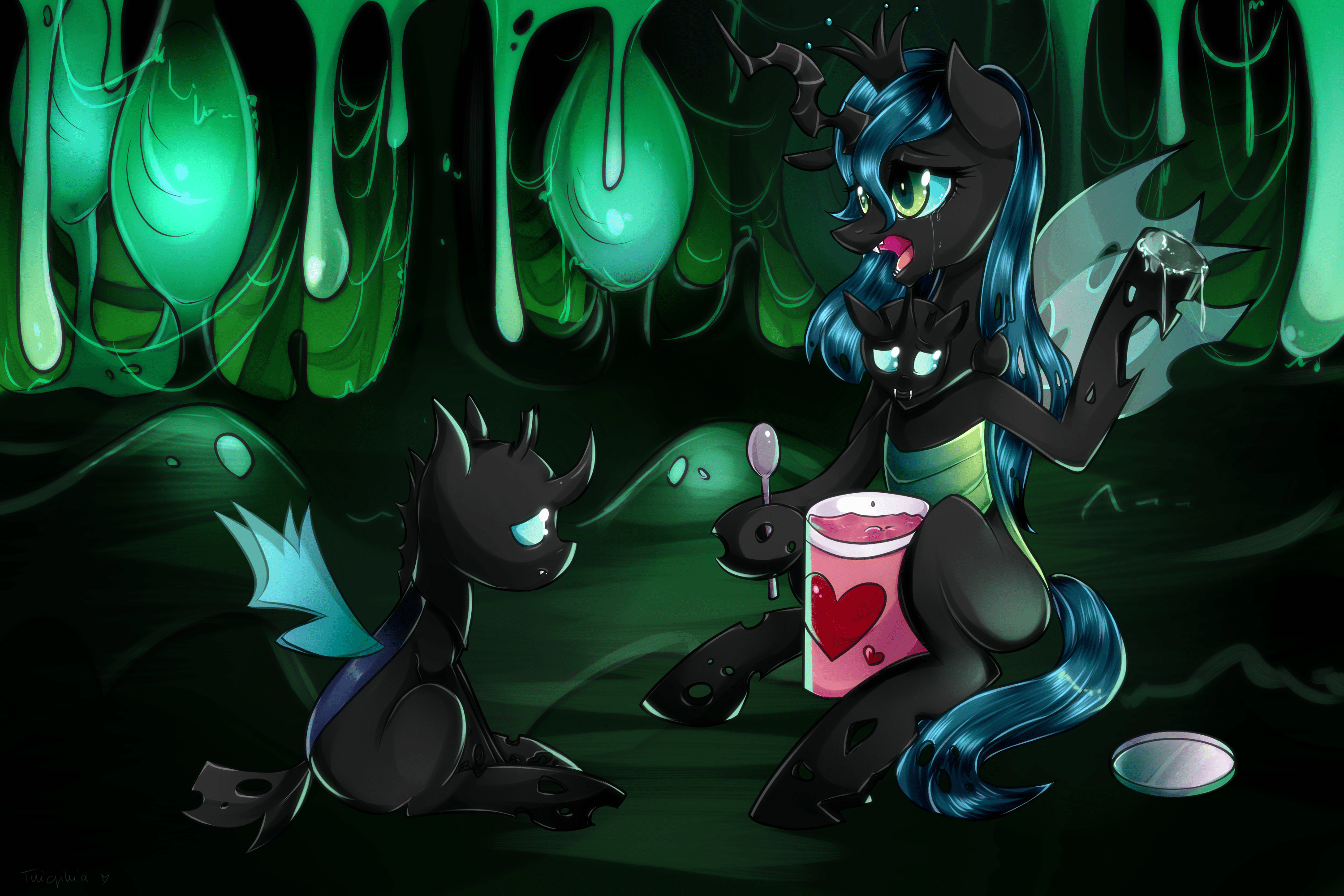 3000x2000 Queen of the Changelings. My Little Pony: Friendship is Magic