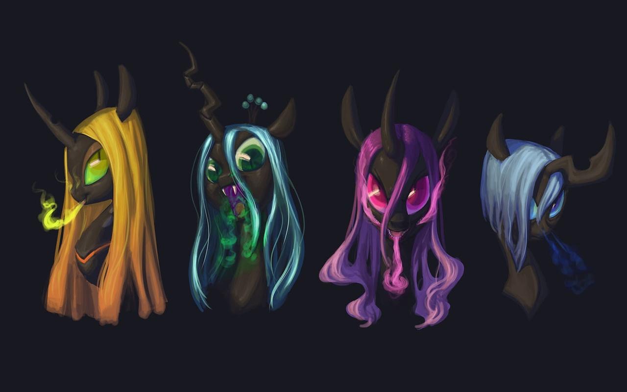 1280x800 Free download 252218 artistcarnifex black background blue changeling [1280x800] for your Desktop, Mobile & Tablet. Explore Changeling Wallpaper