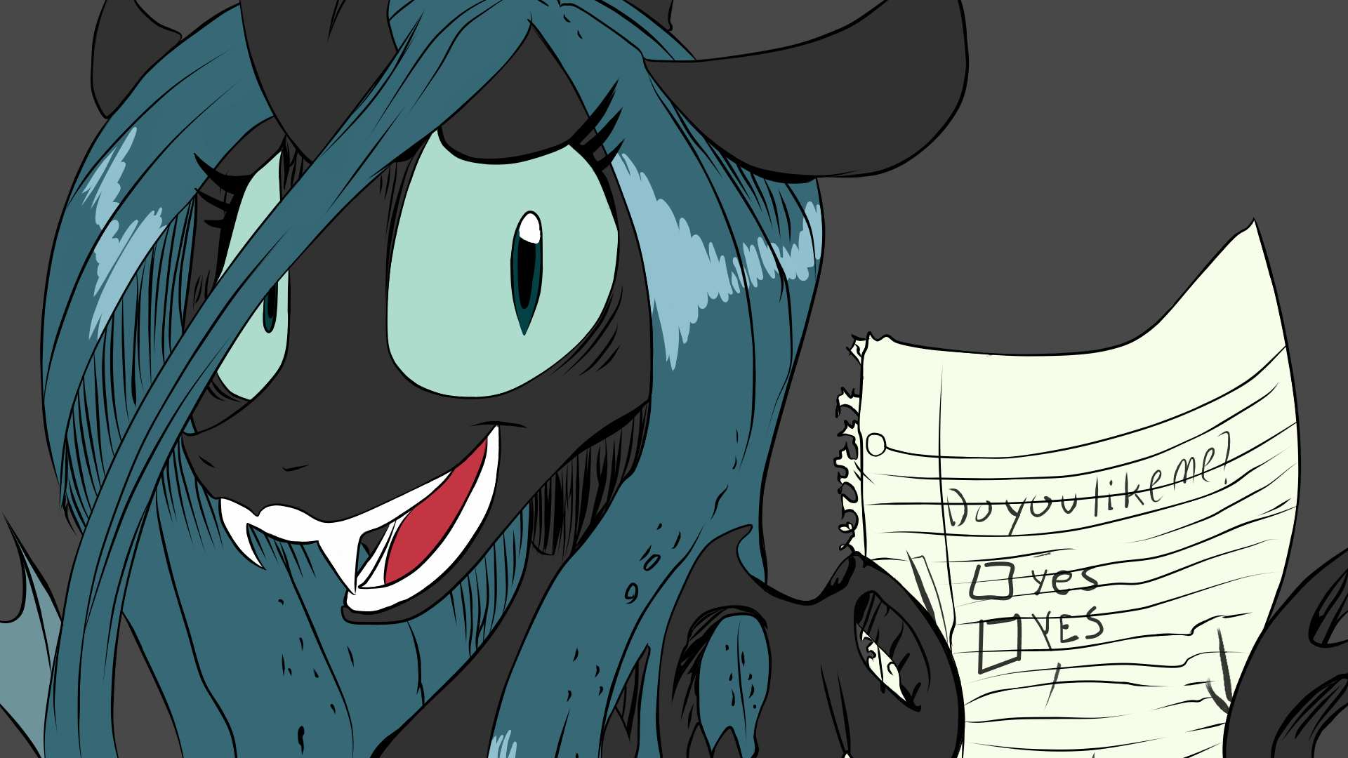 1920x1080 My Little Pony: Friendship Is Magic 4K, Queen Chrysalis, Minimalist Gallery HD Wallpaper