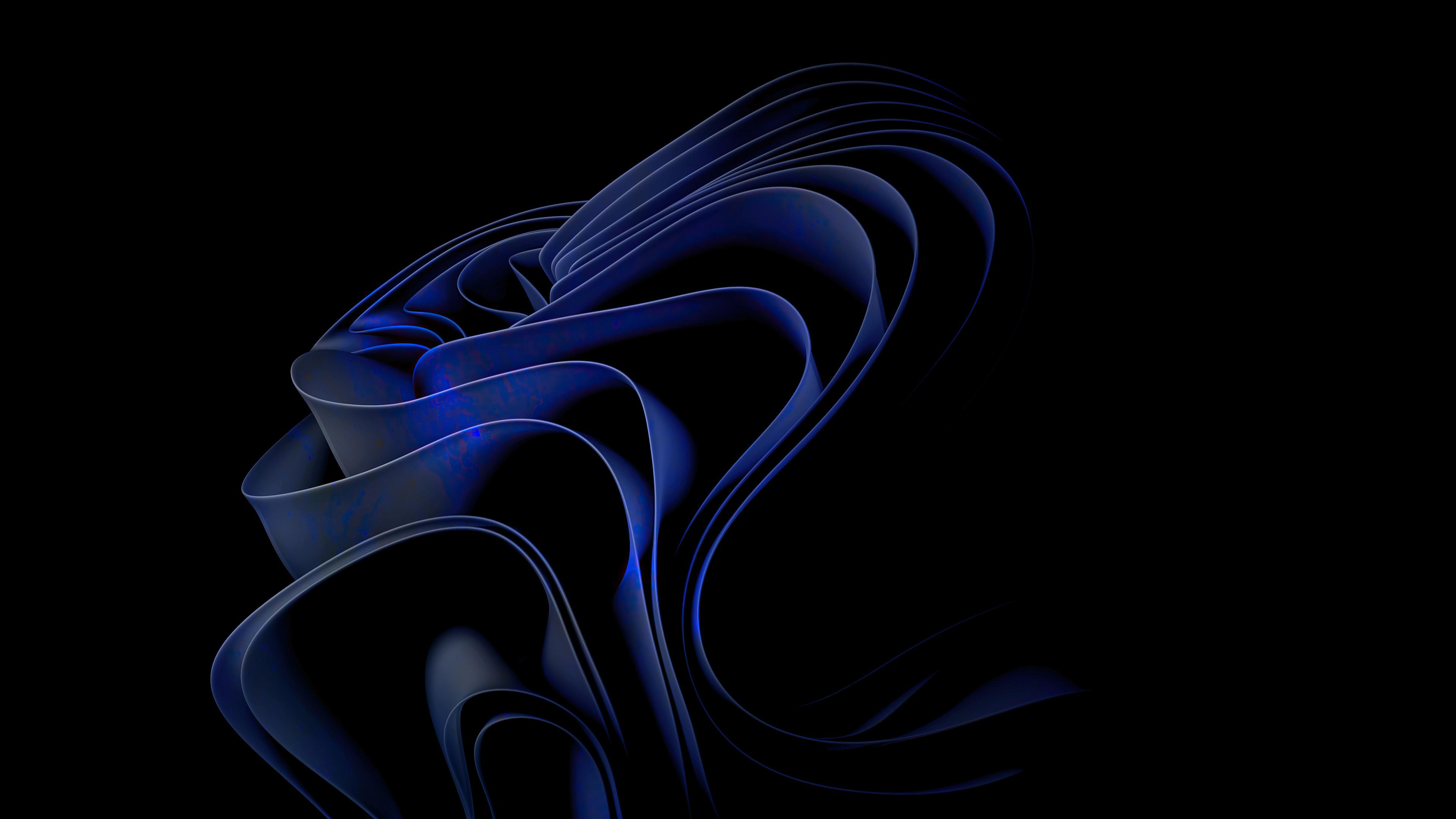 3840x2160 Windows 11 4k Dark Blue Wallpaper, HD Hi Tech 4K Wallpaper, Image And Background